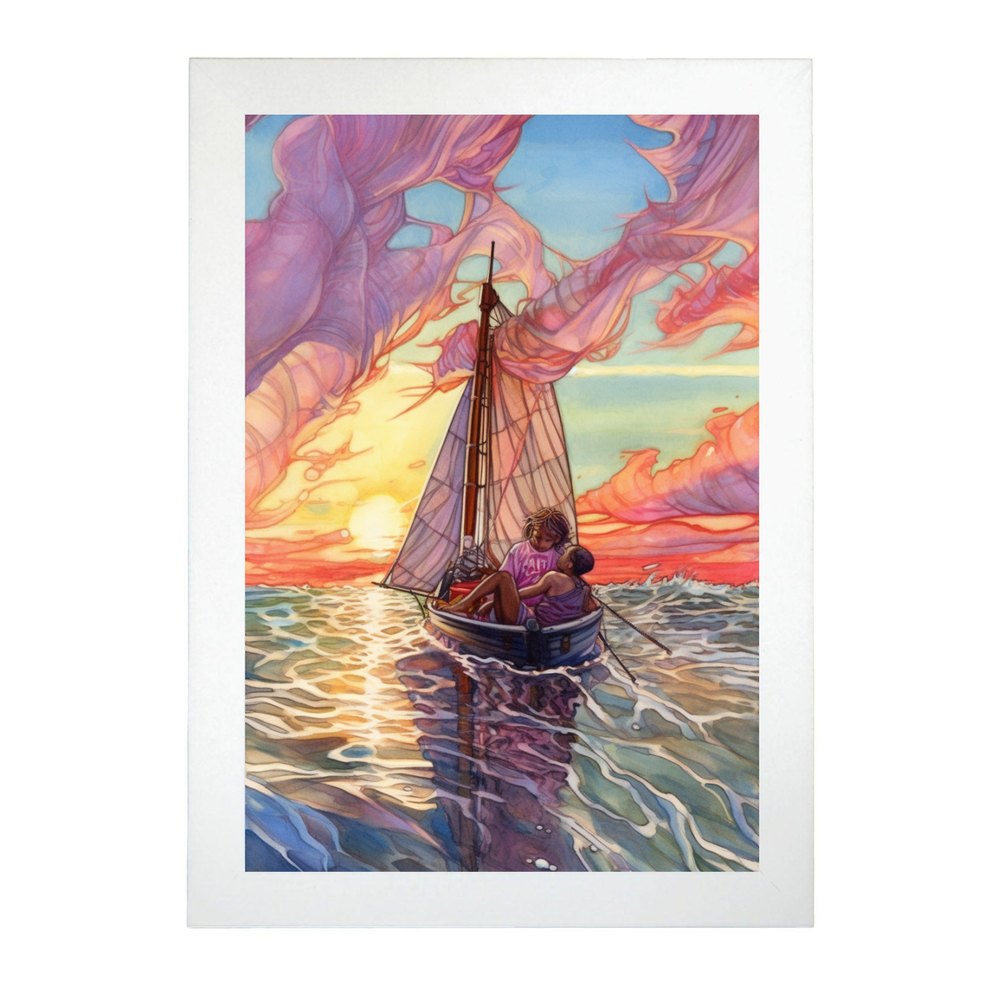 Póster Acuarela y Lápices de Colores por Erin Hanson Donato Gi