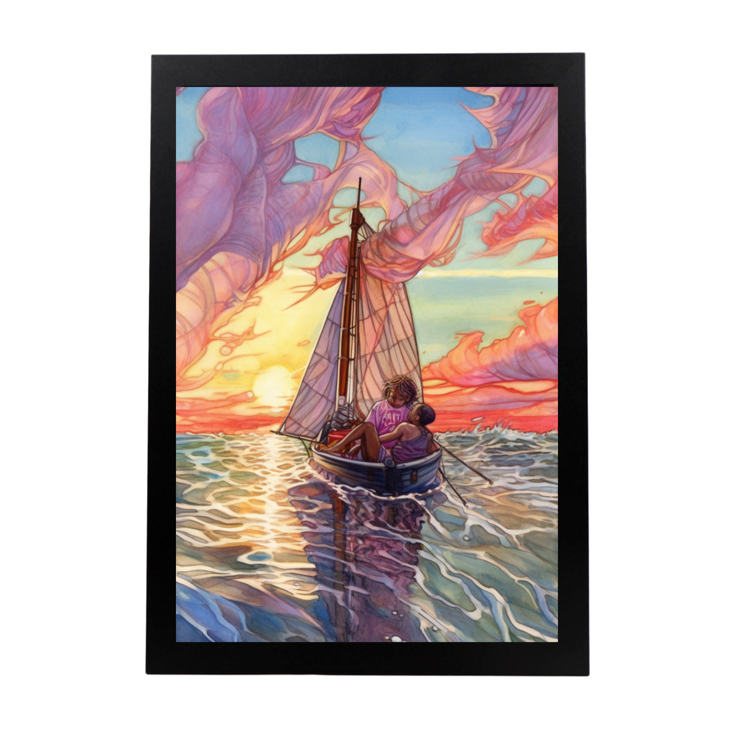 Póster Acuarela y Lápices de Colores por Erin Hanson Donato Gi