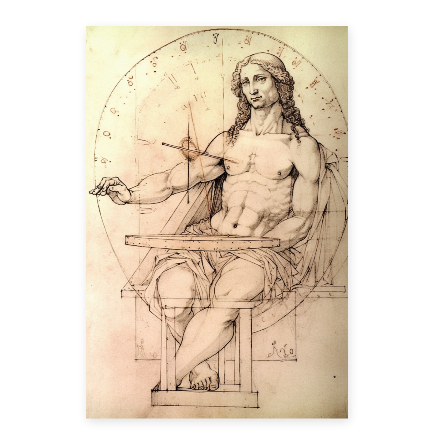 Póster Aleatorio por Leonardo da Vinci