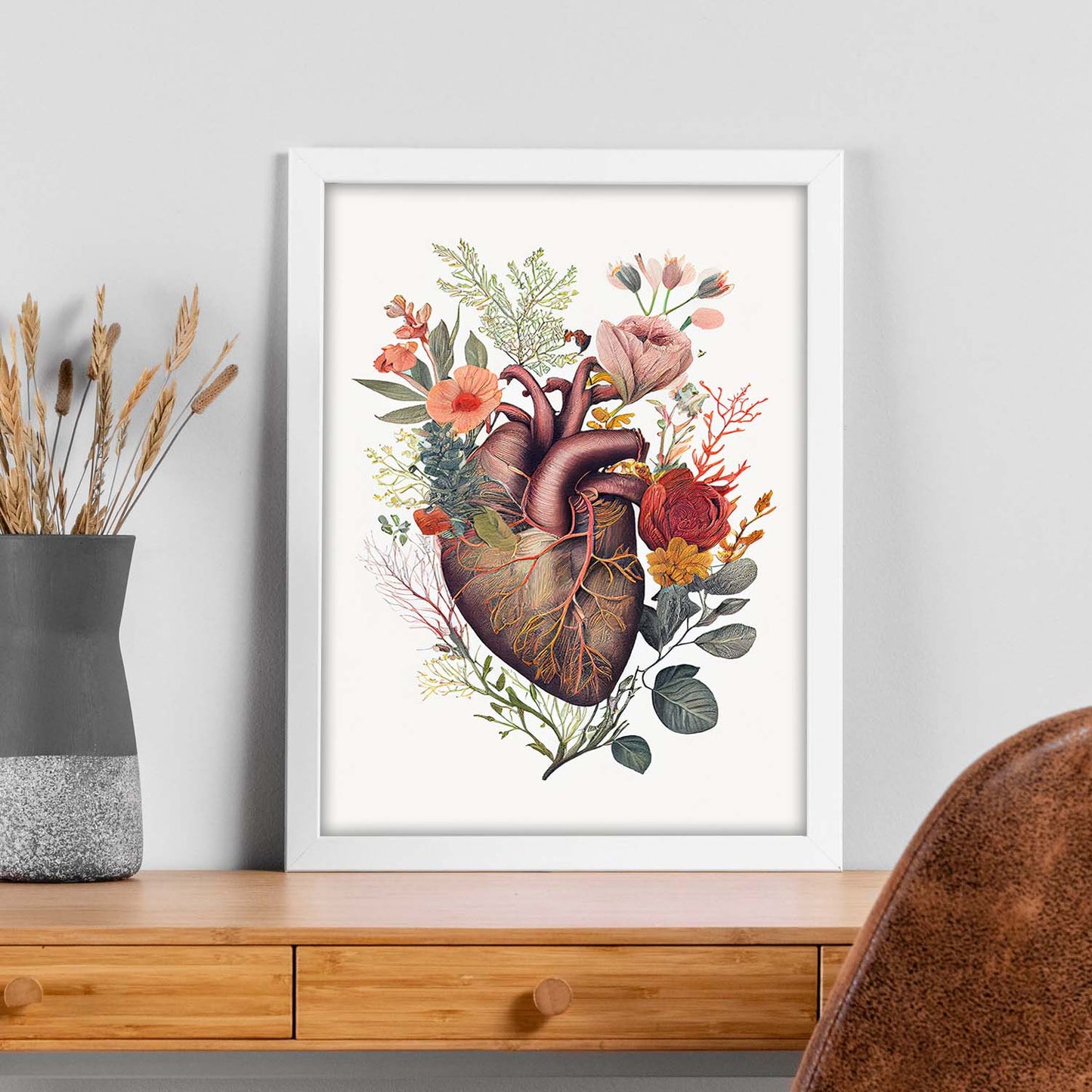 Póster Anatómico de Corazón