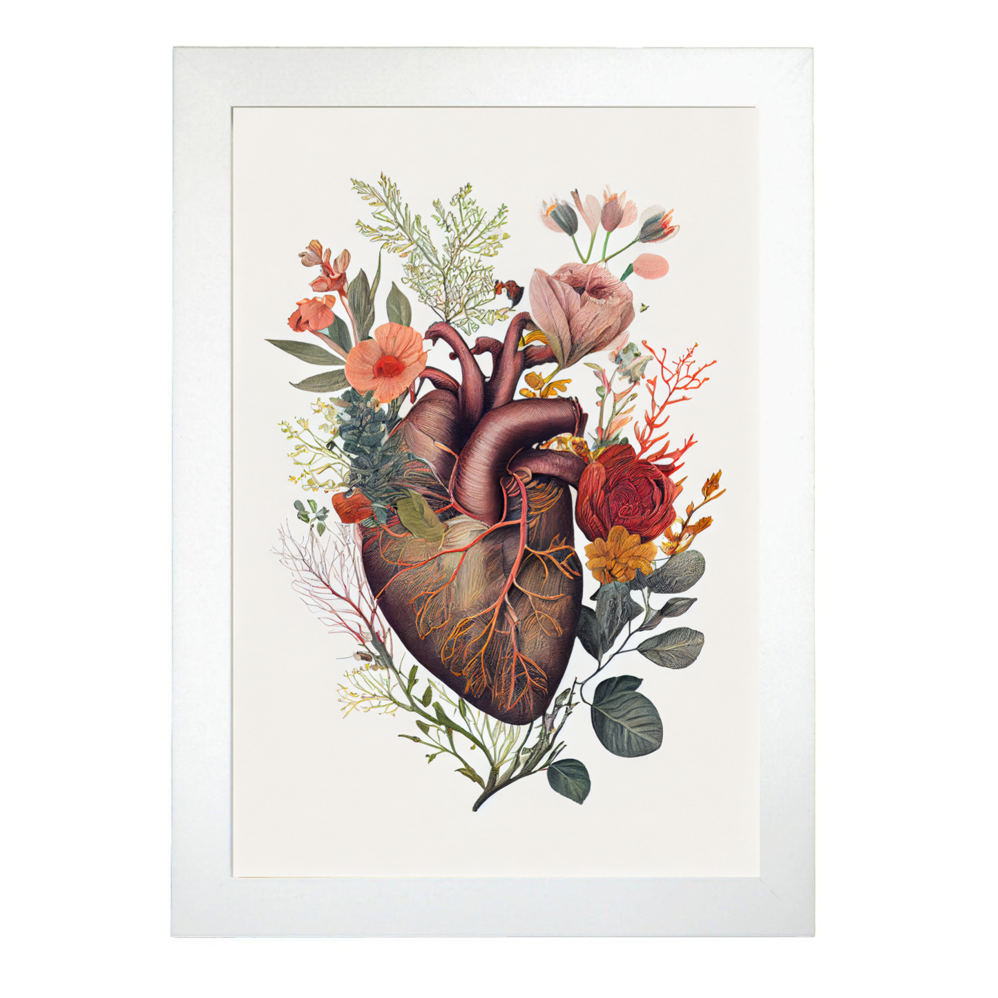 Póster Anatómico de Corazón