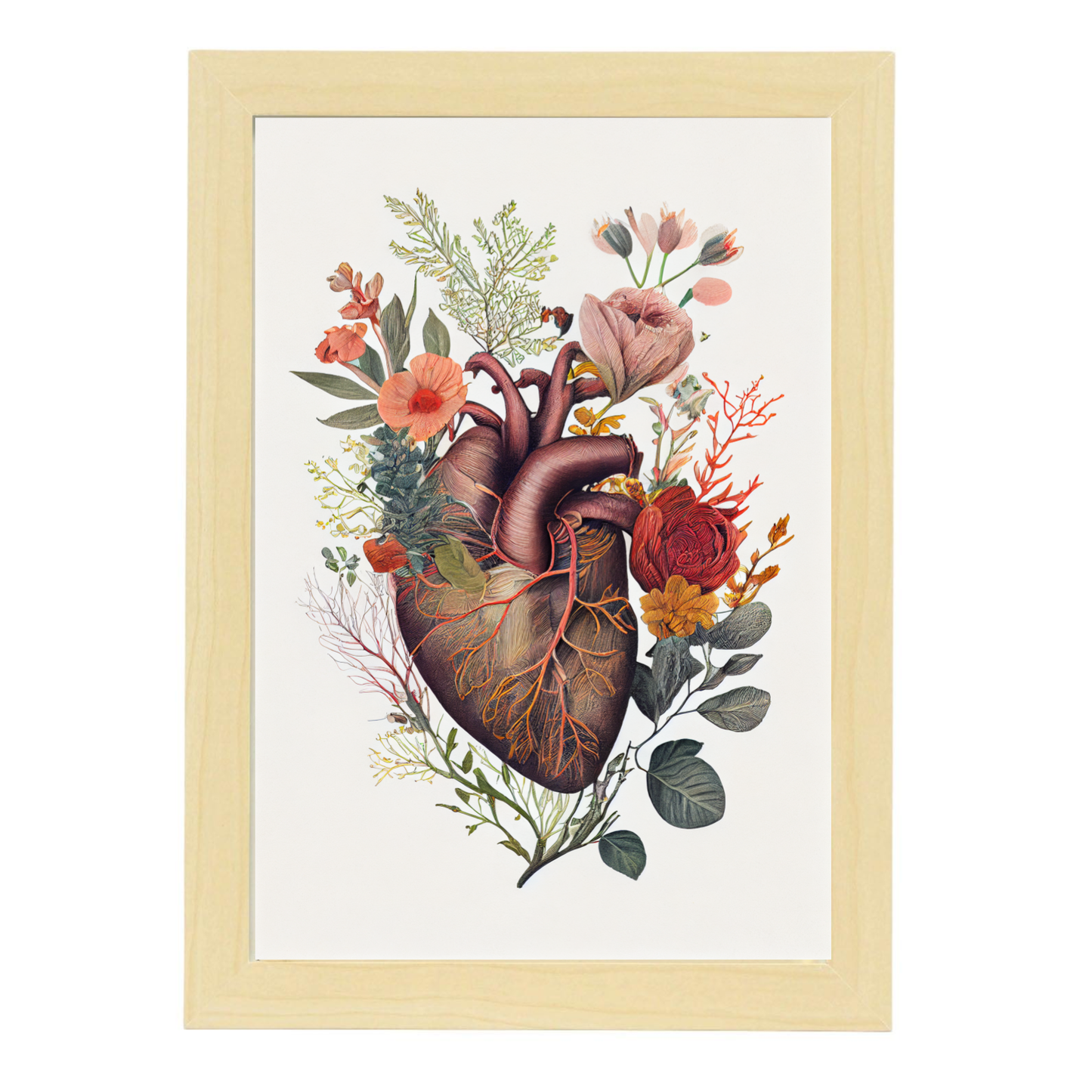 Póster Anatómico de Corazón