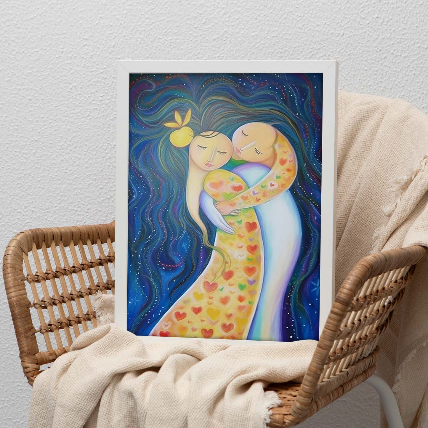 Póster Arte Caprichoso en Colores Variados