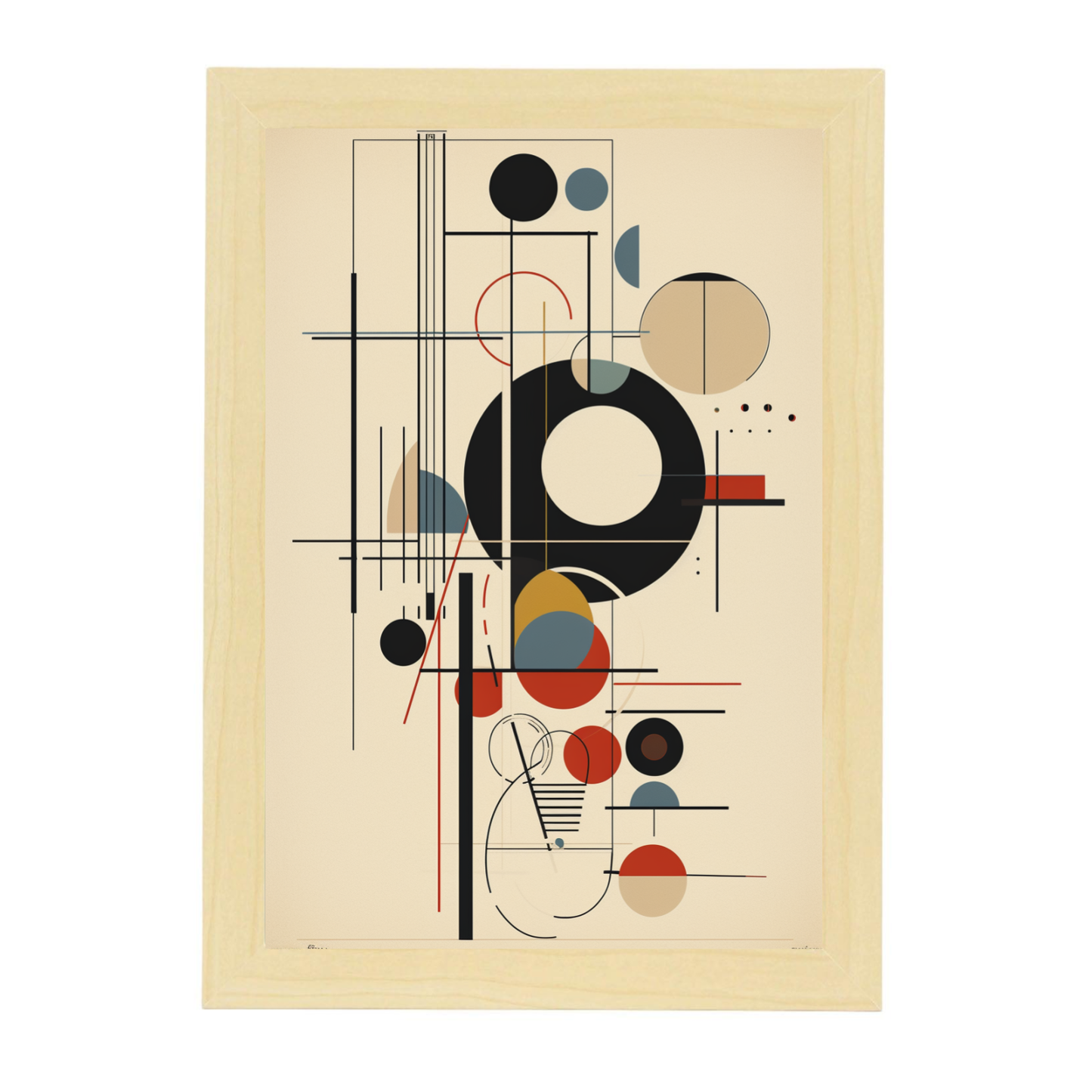 Póster BAUHAUS Geométrico Simple