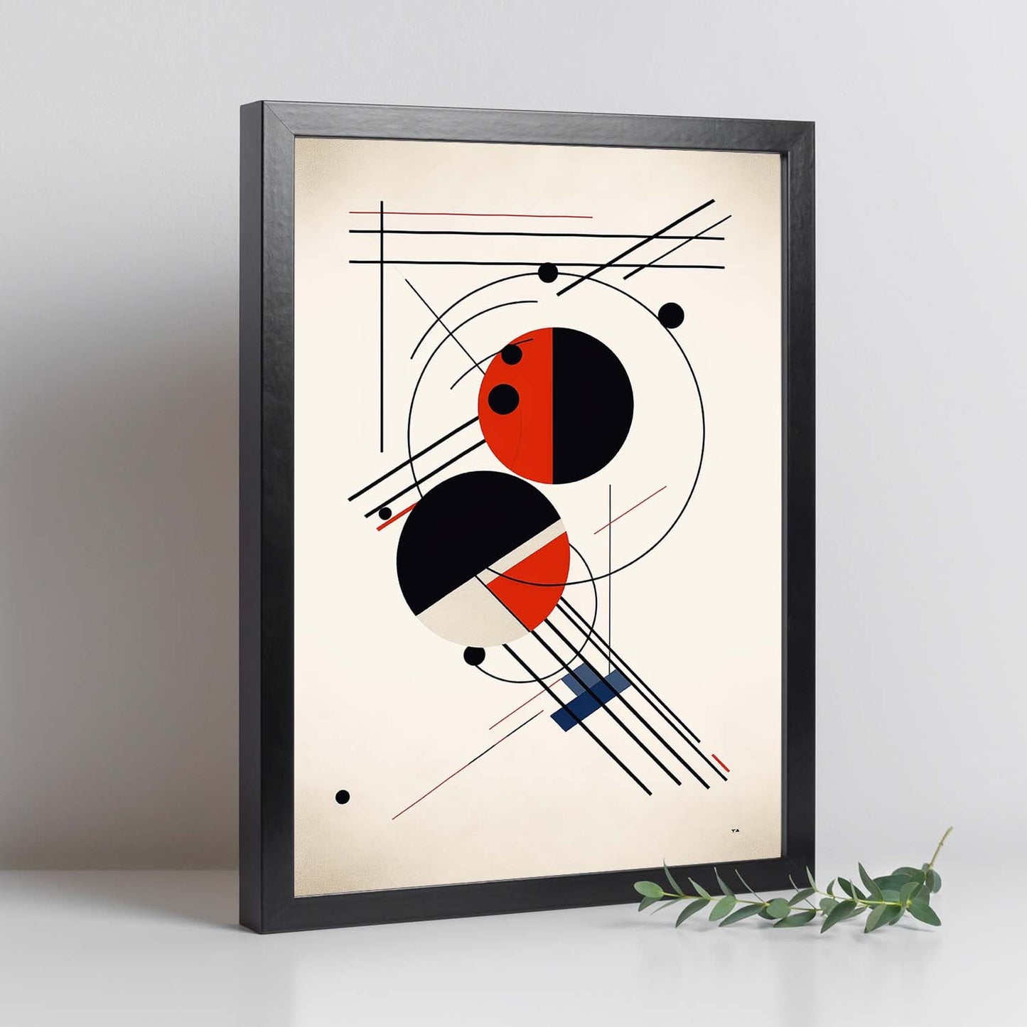 Póster del Objeto Geométrico Bauhaus