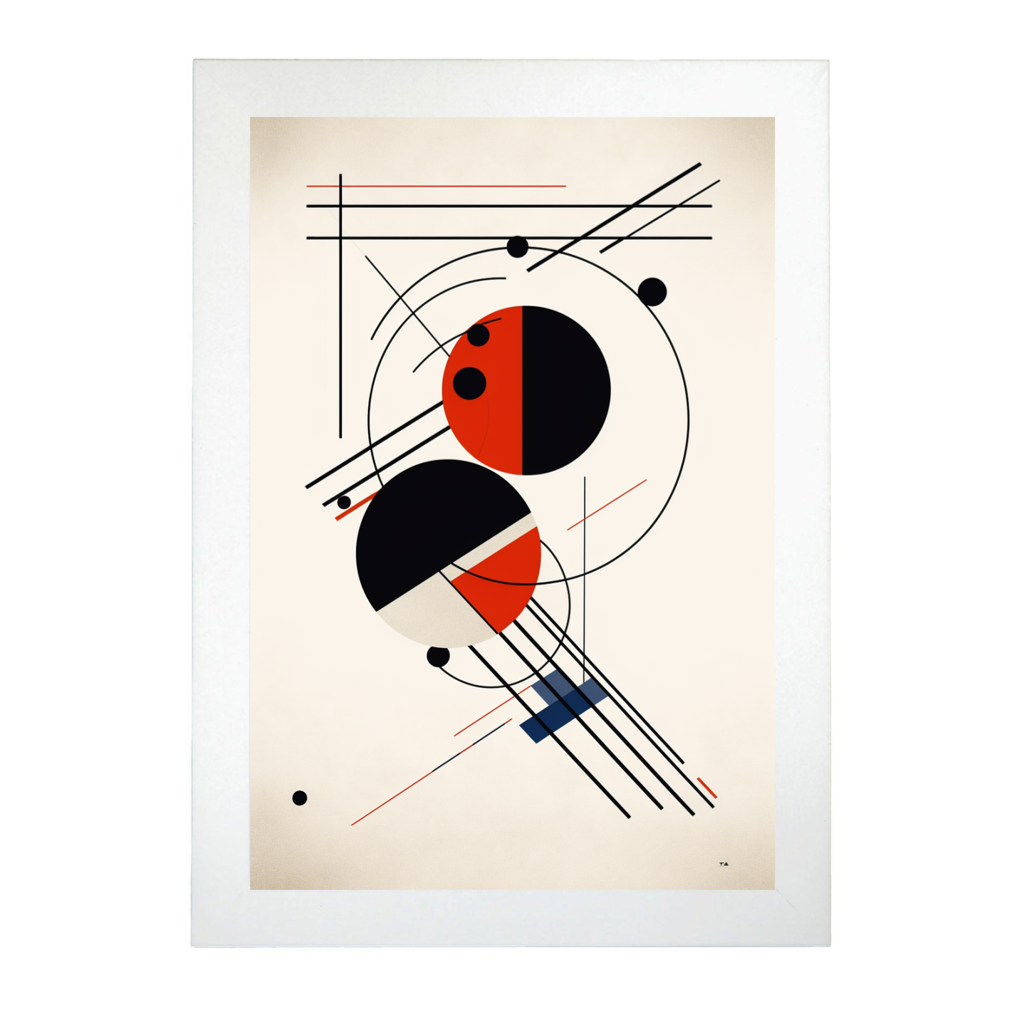 Póster del Objeto Geométrico Bauhaus
