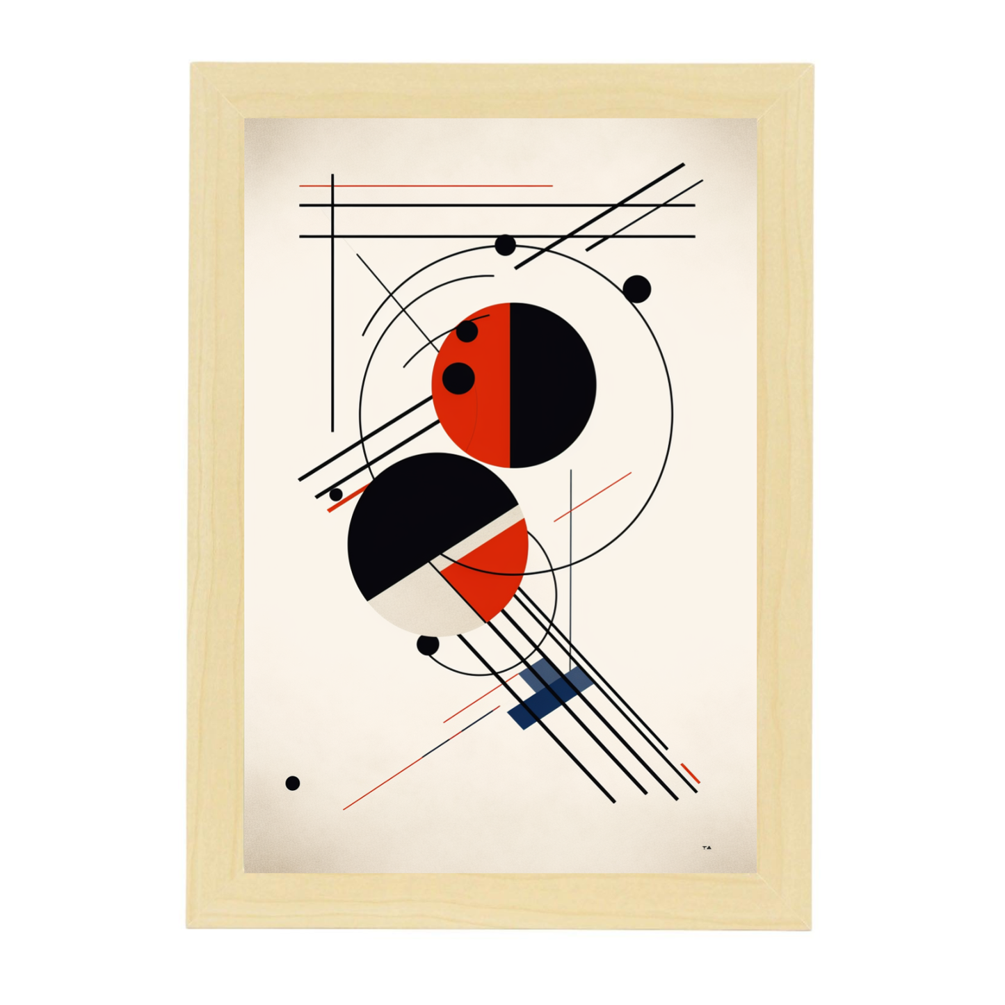 Póster del Objeto Geométrico Bauhaus