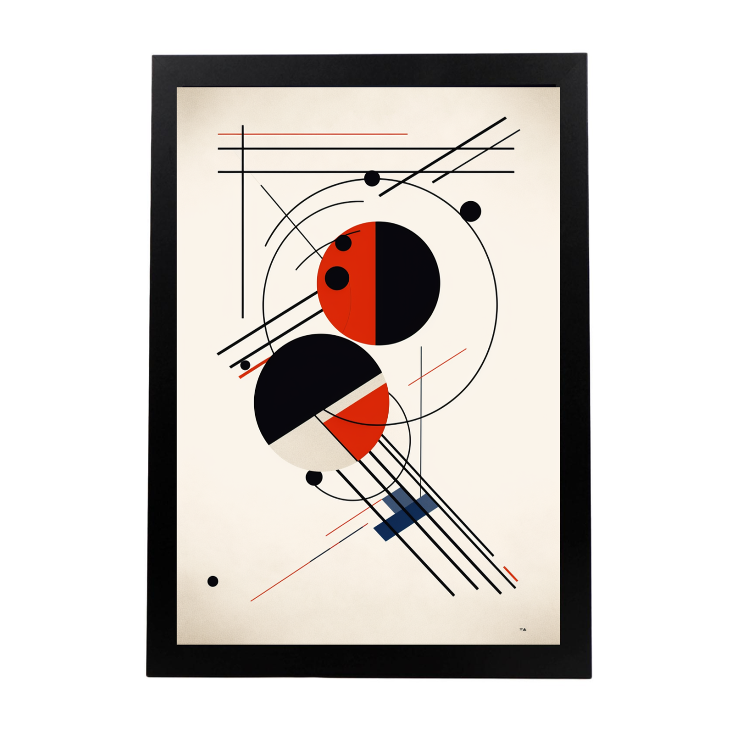 Póster del Objeto Geométrico Bauhaus
