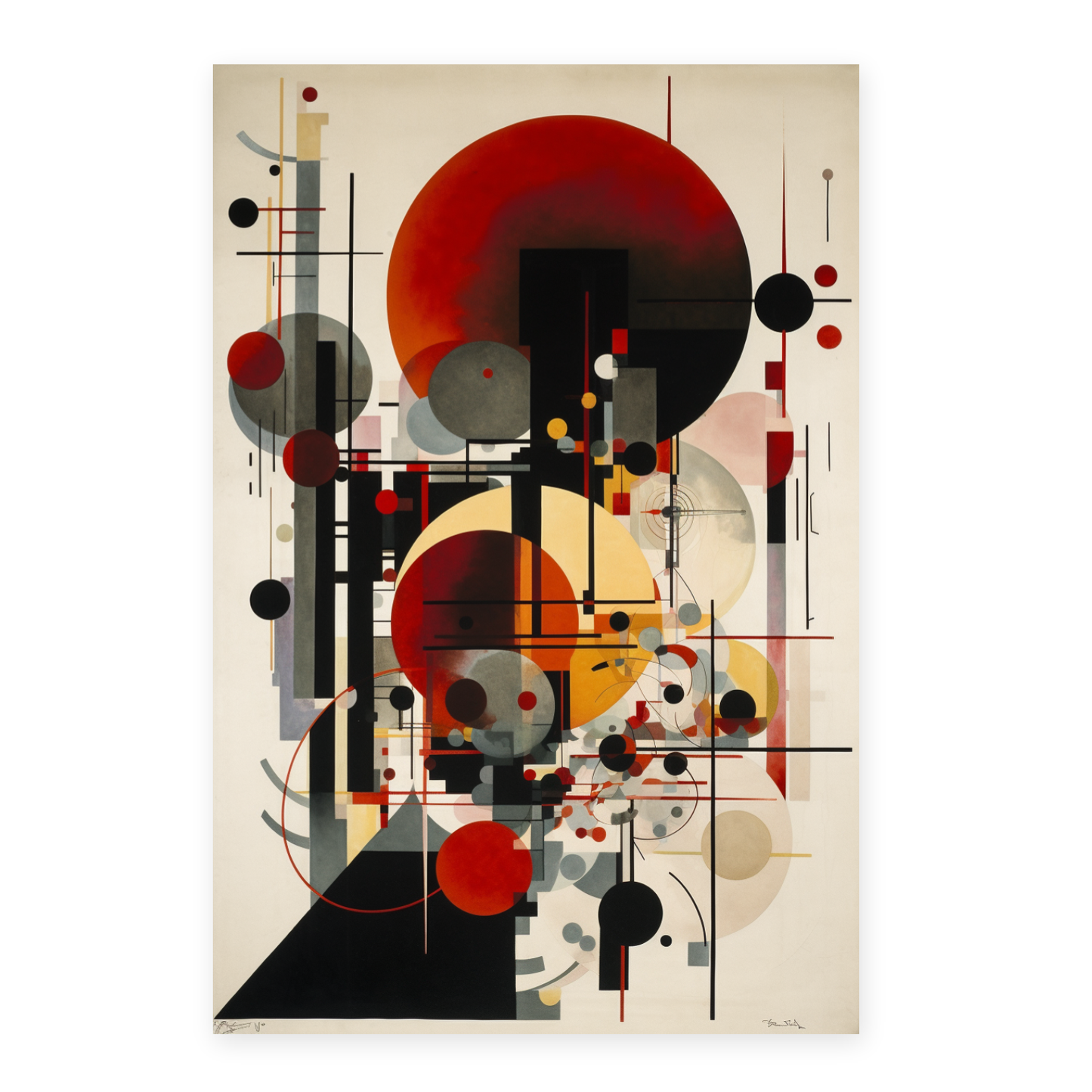 Póster de Bauhaus Red Sun