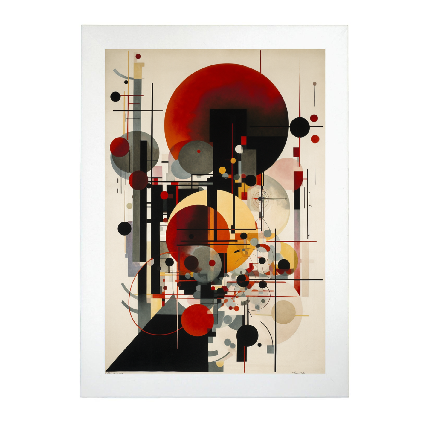 Póster de Bauhaus Red Sun