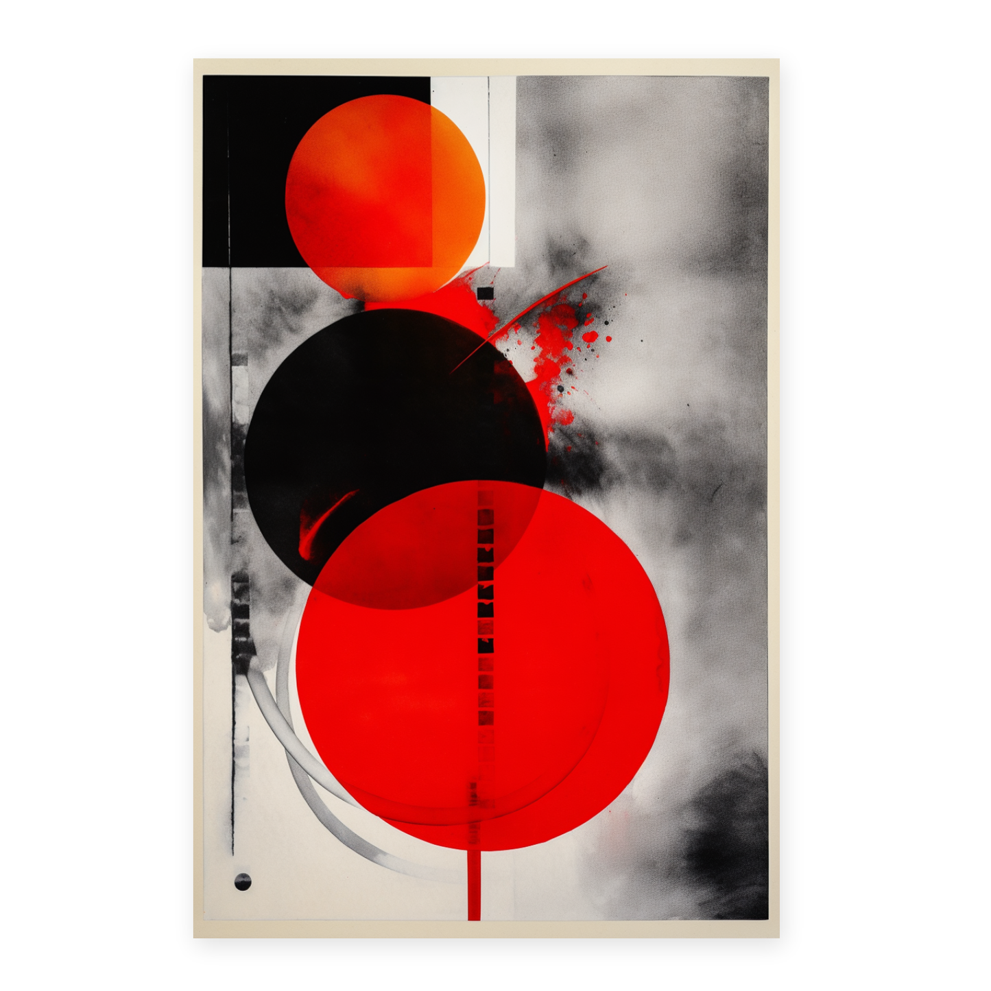 Póster BAUHAUS SOL ROJO