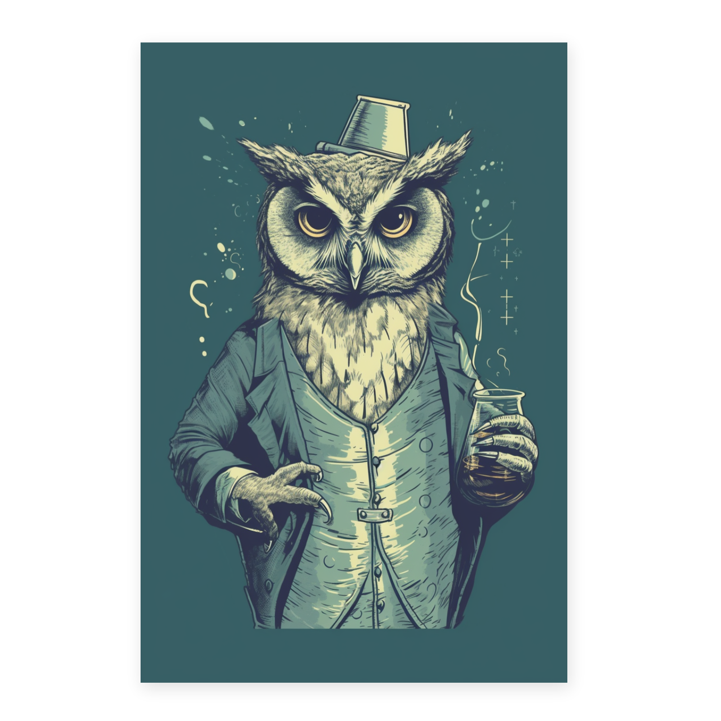 Póster del Búho Científico