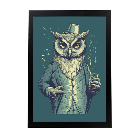 Póster del Búho Científico