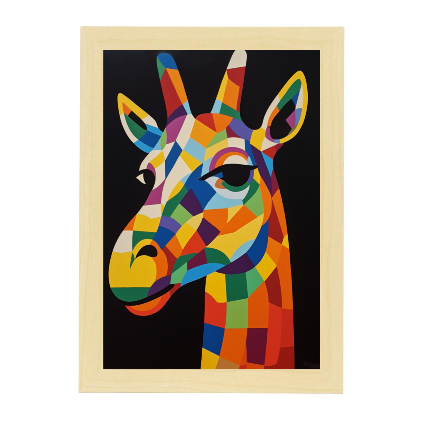 Póster de la Cabeza de Jirafa