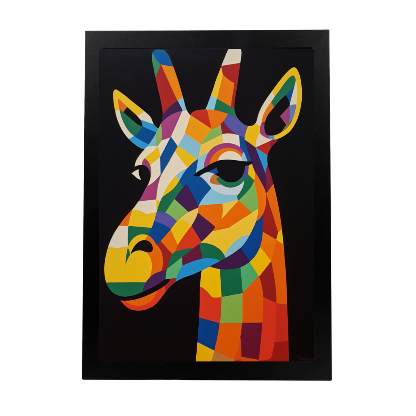 Póster de la Cabeza de Jirafa