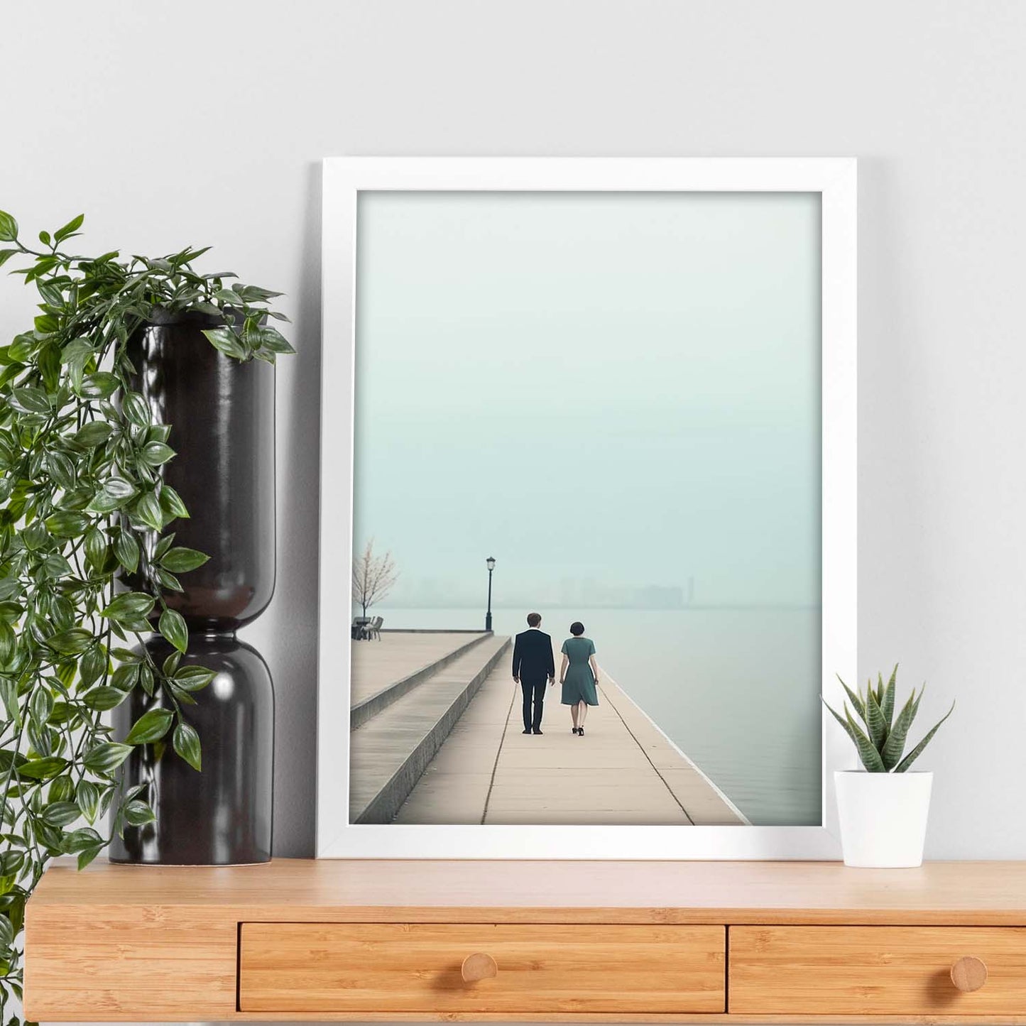 Póster: Caminando en el Vestuario