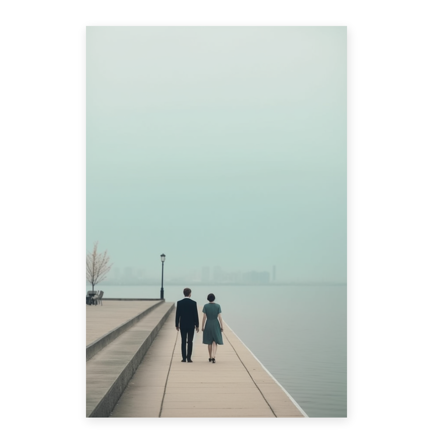 Póster: Caminando en el Vestuario