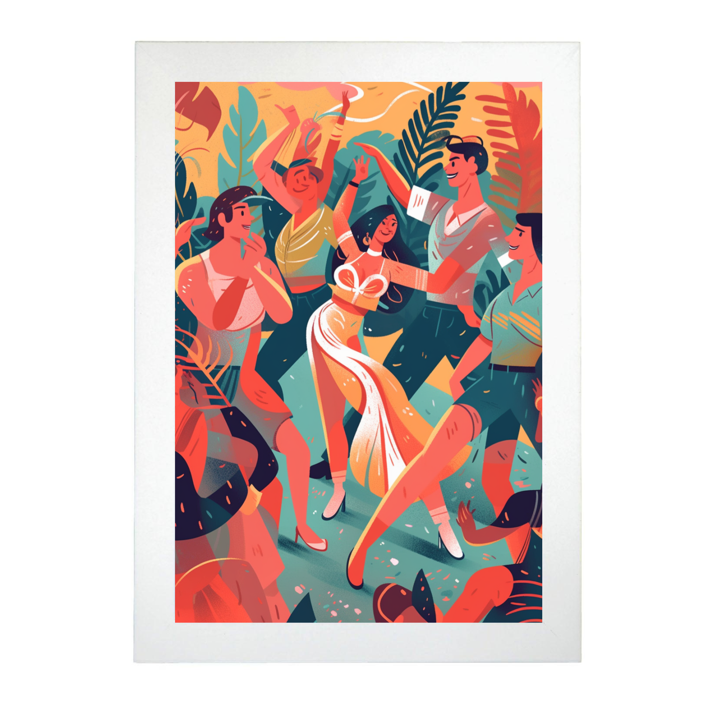Póster Colorido y Juguetón de un Gro