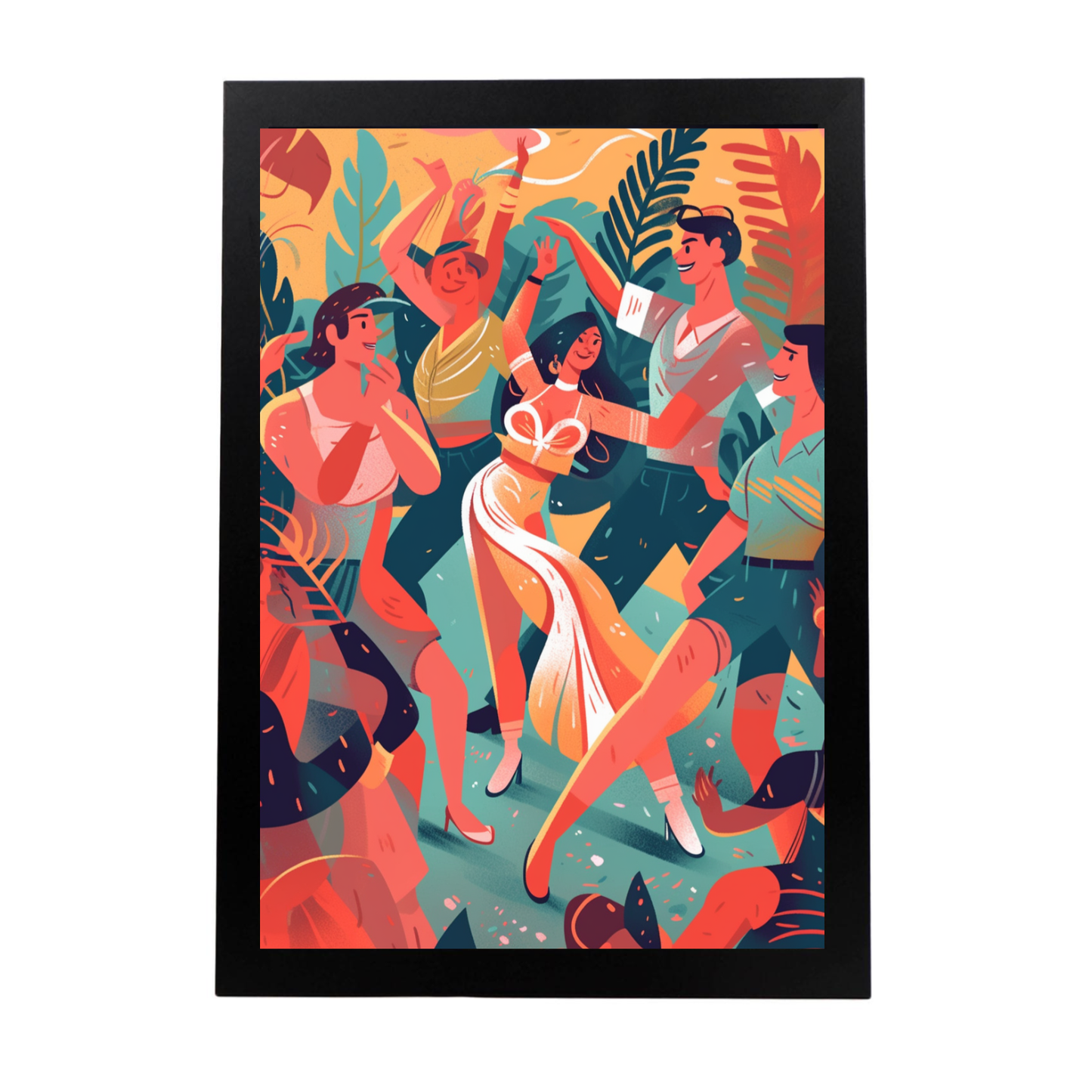 Póster Colorido y Juguetón de un Gro