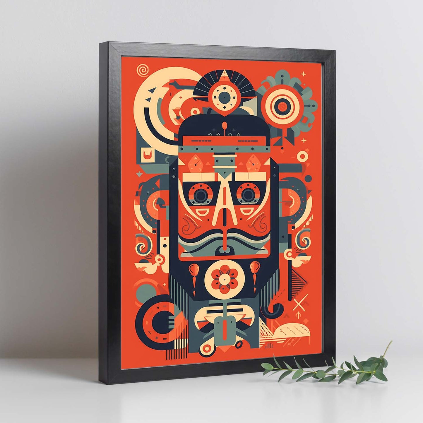 Póster Comunista Geométrico I