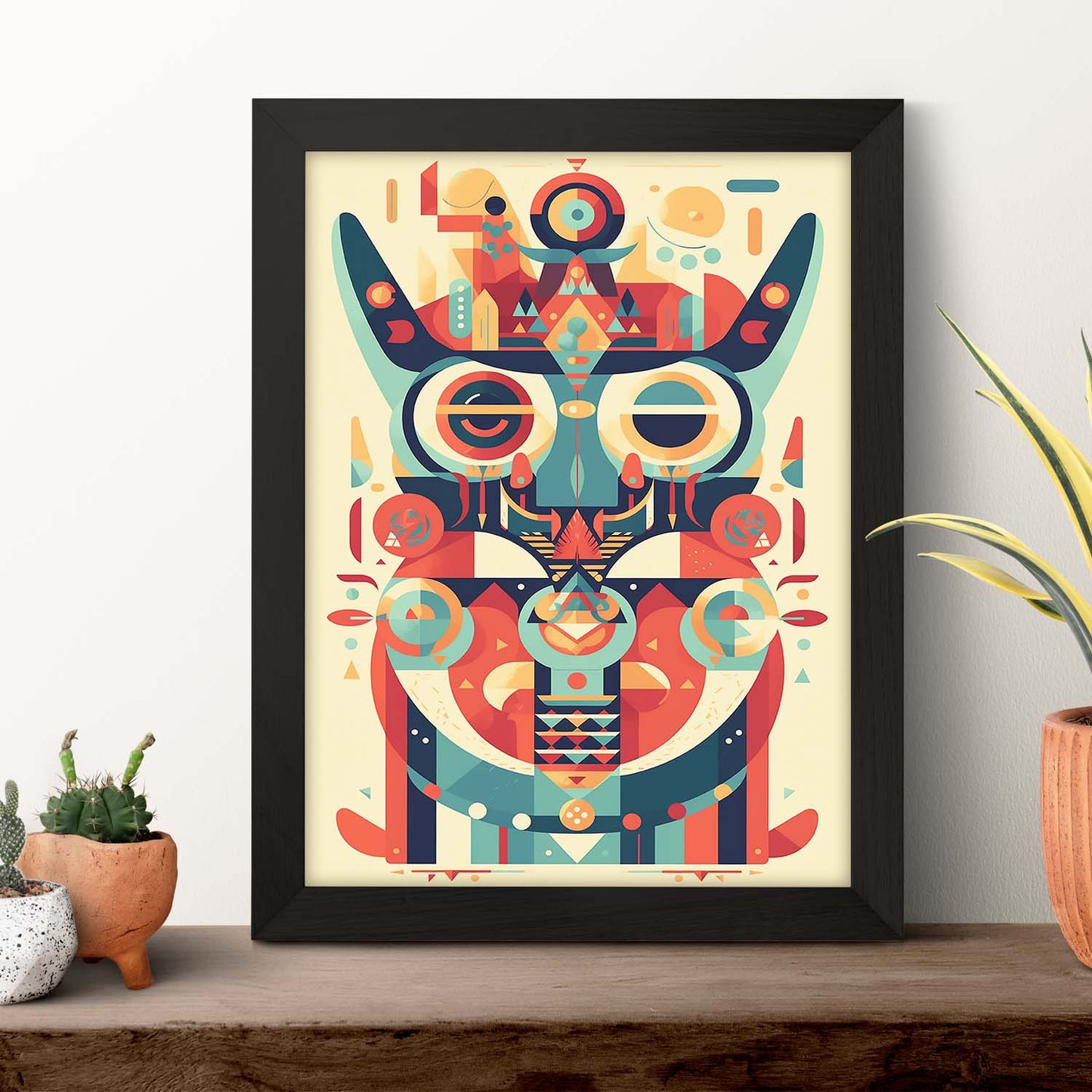 Póster Comunista de Formas Geométricas I