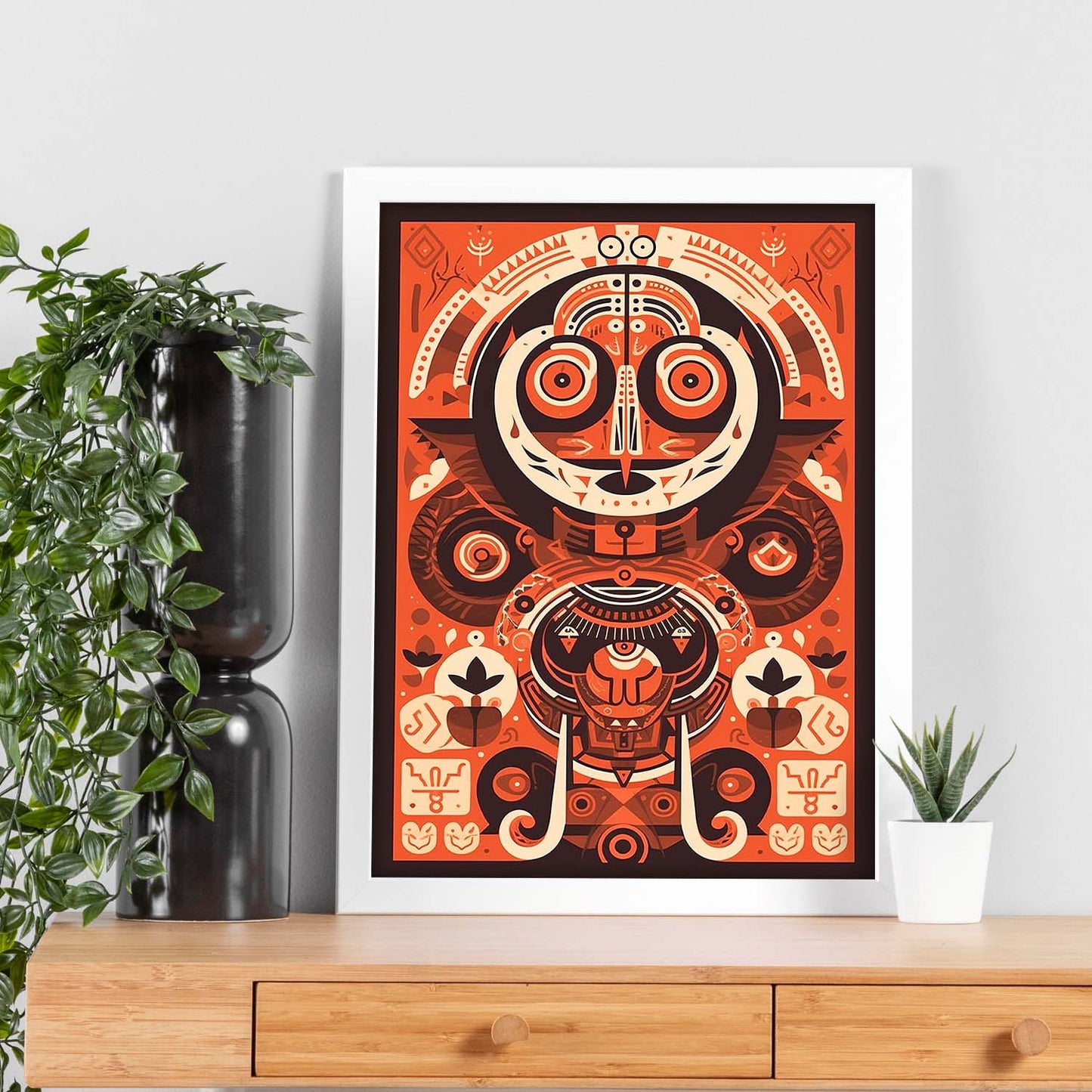 Póster Comunista con Formas Geométricas I