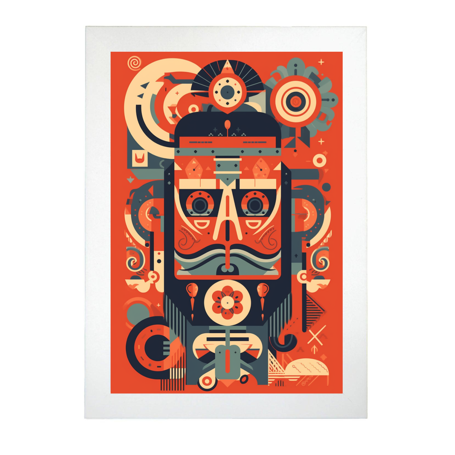 Póster Comunista Geométrico I