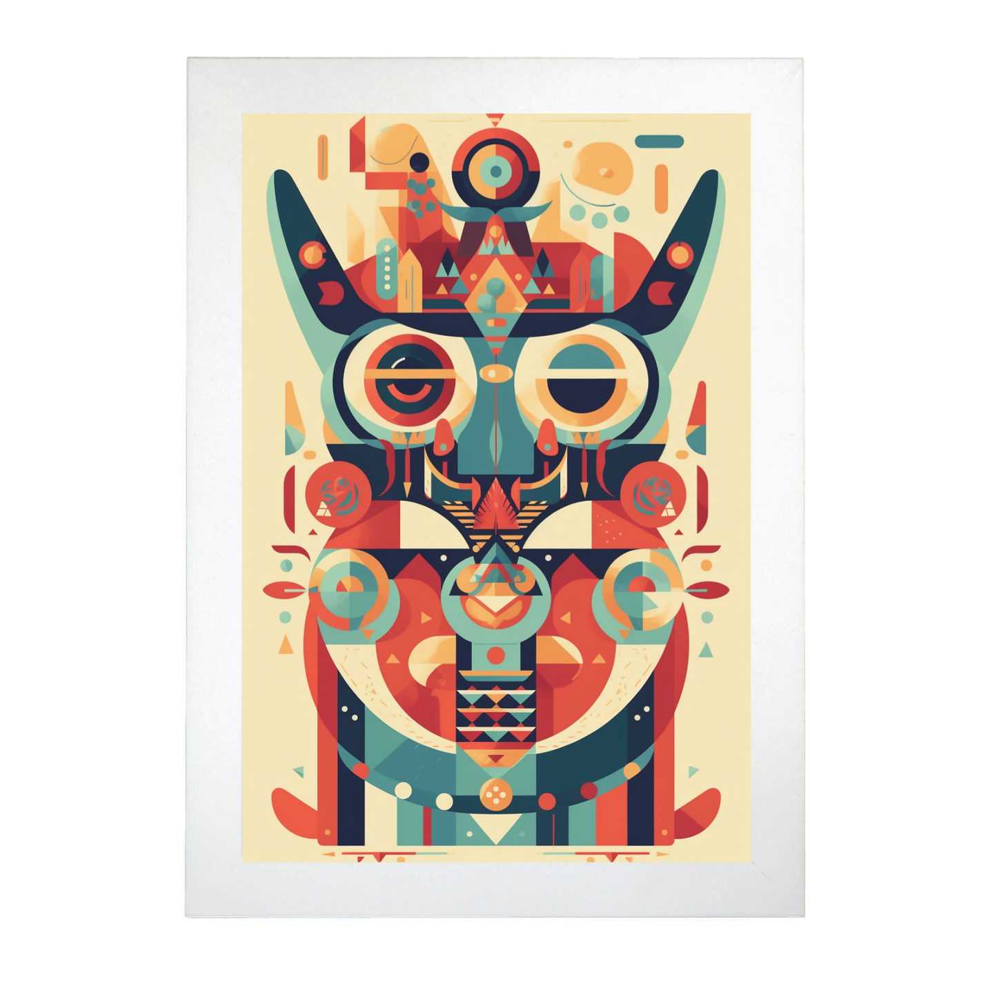 Póster Comunista de Formas Geométricas I