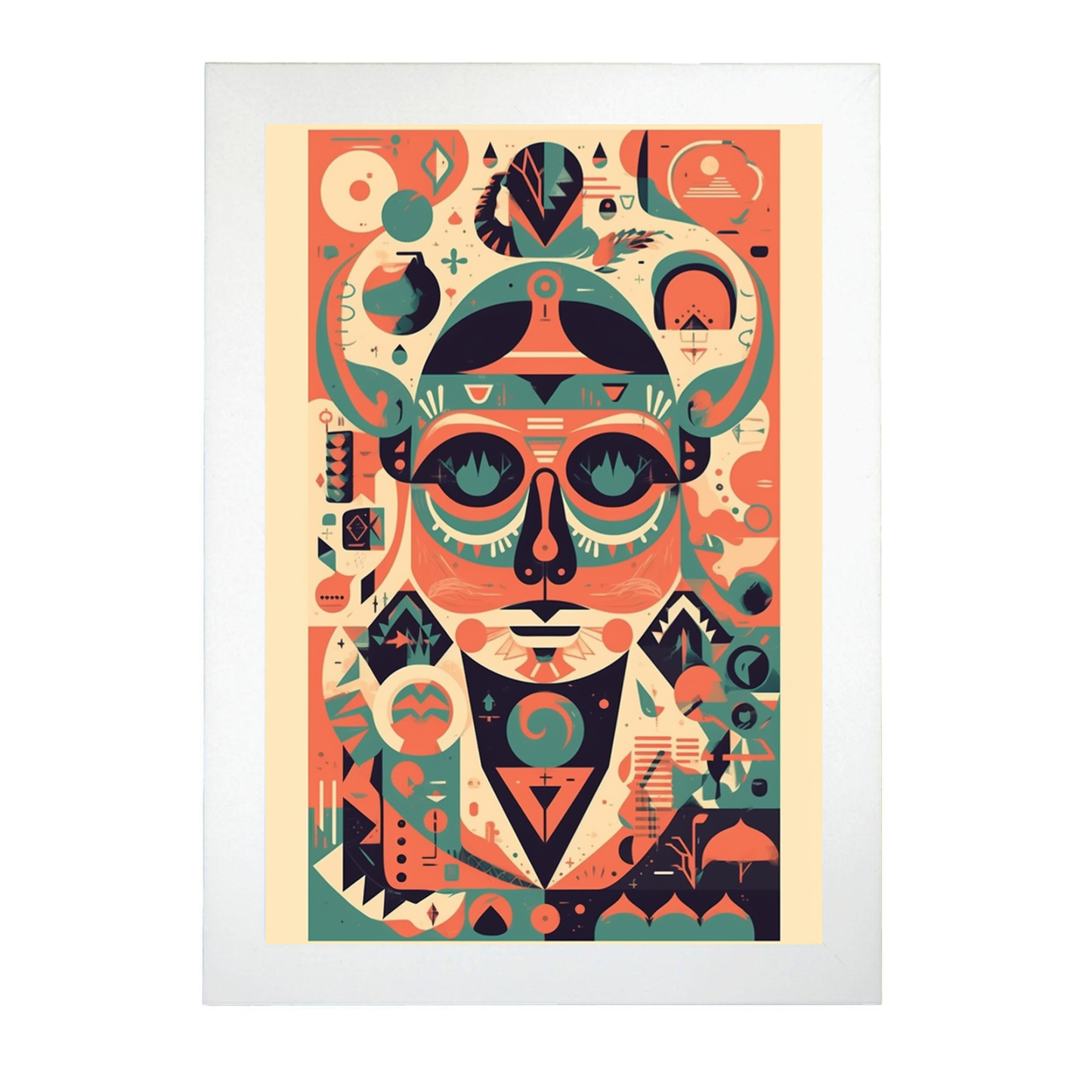 Póster Comunista con Formas Geométricas I