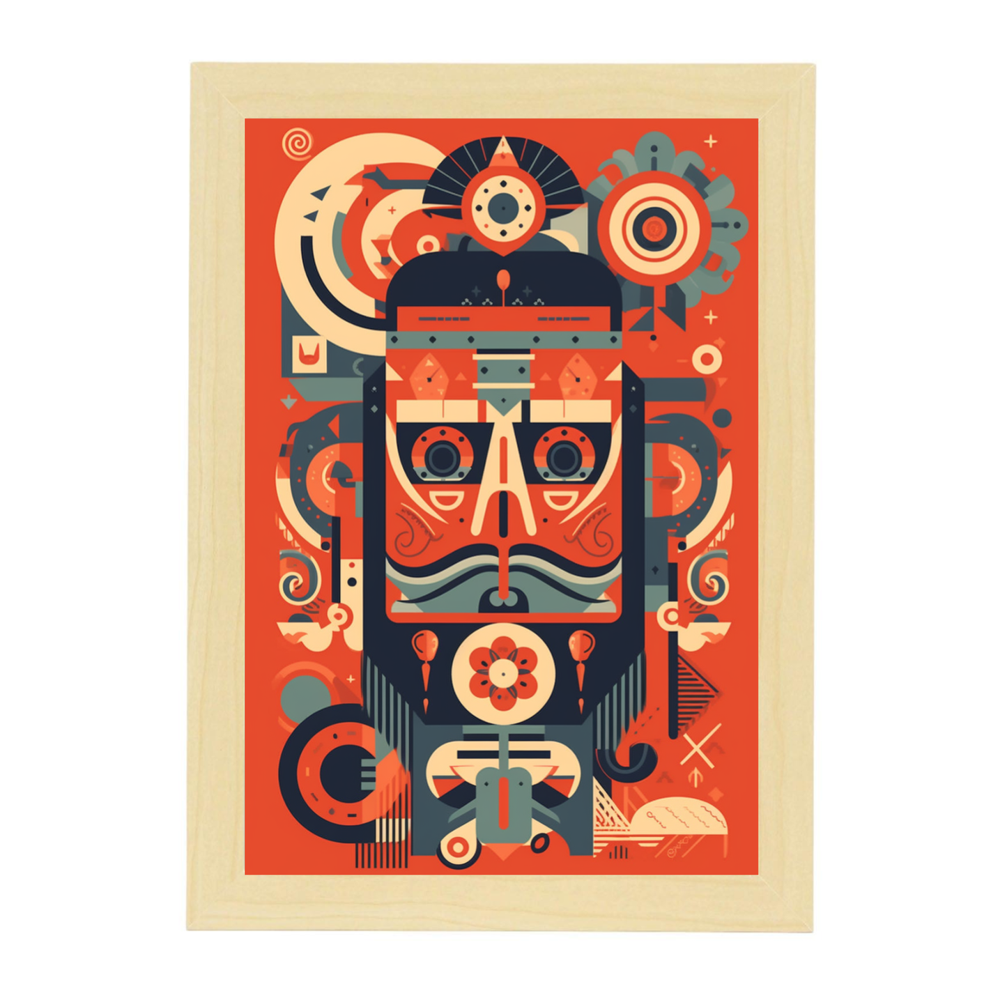 Póster Comunista Geométrico I