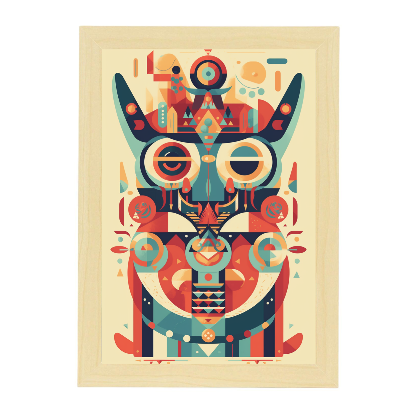 Póster Comunista de Formas Geométricas I