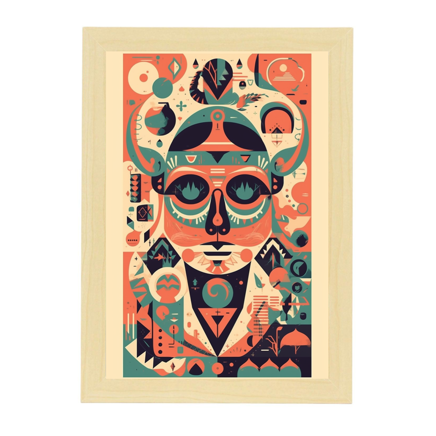 Póster Comunista con Formas Geométricas I