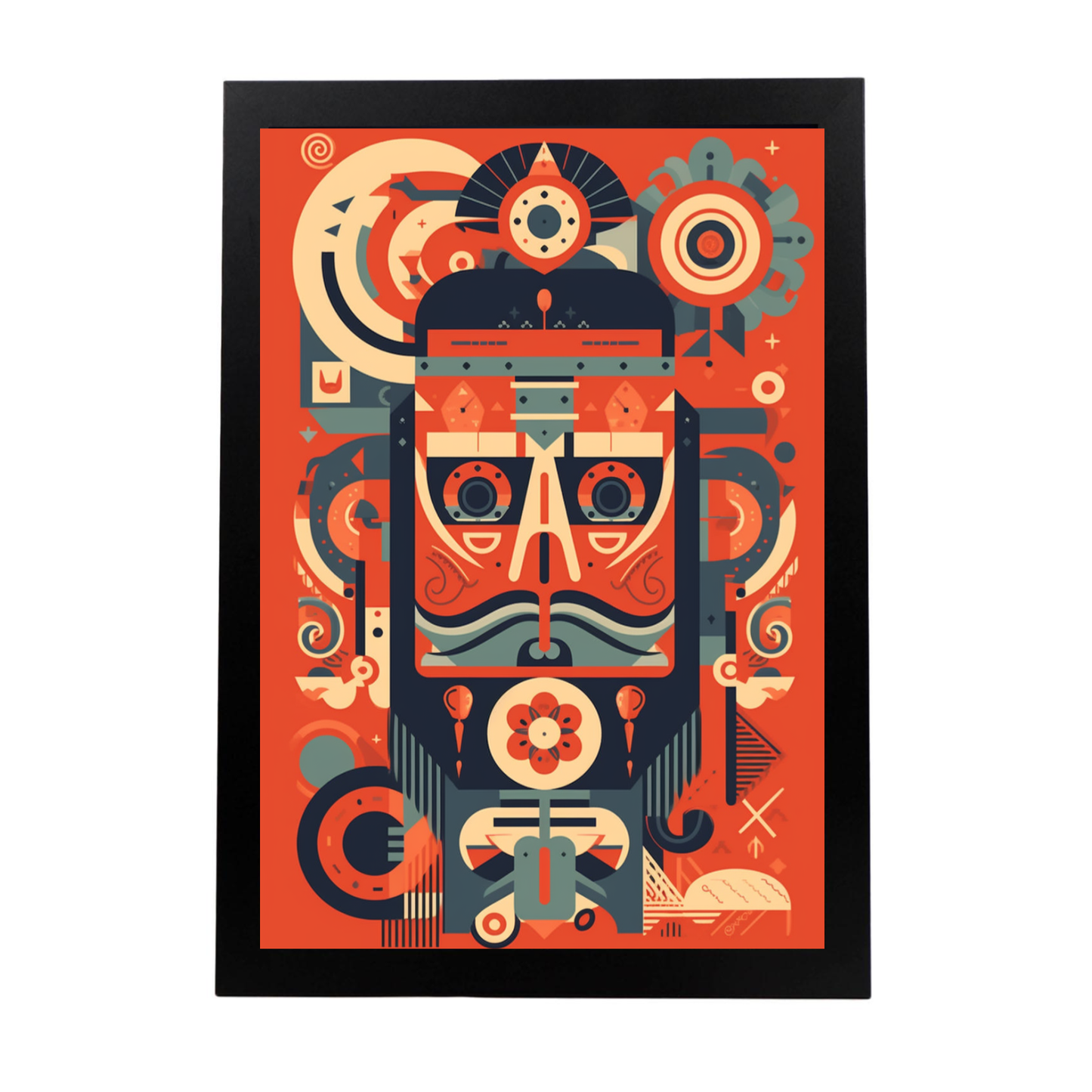 Póster Comunista Geométrico I