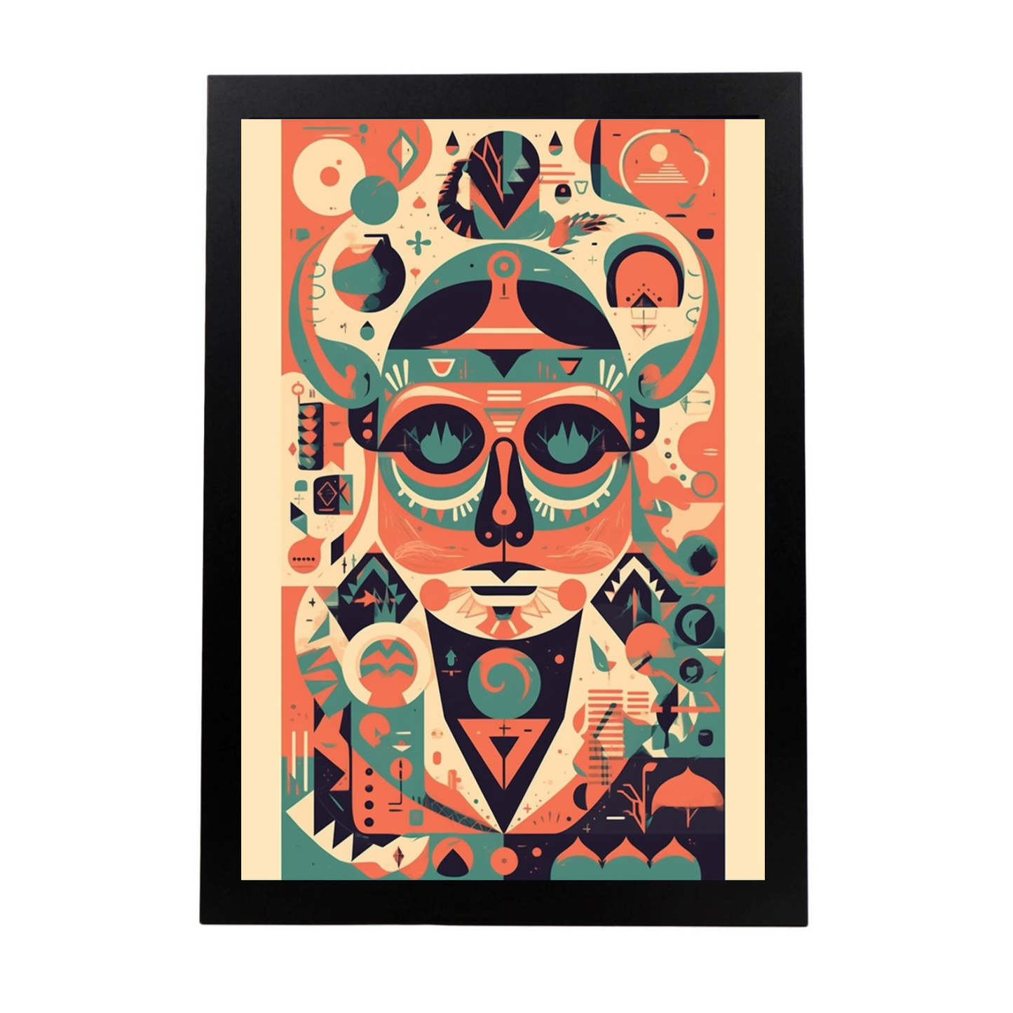 Póster Comunista con Formas Geométricas I