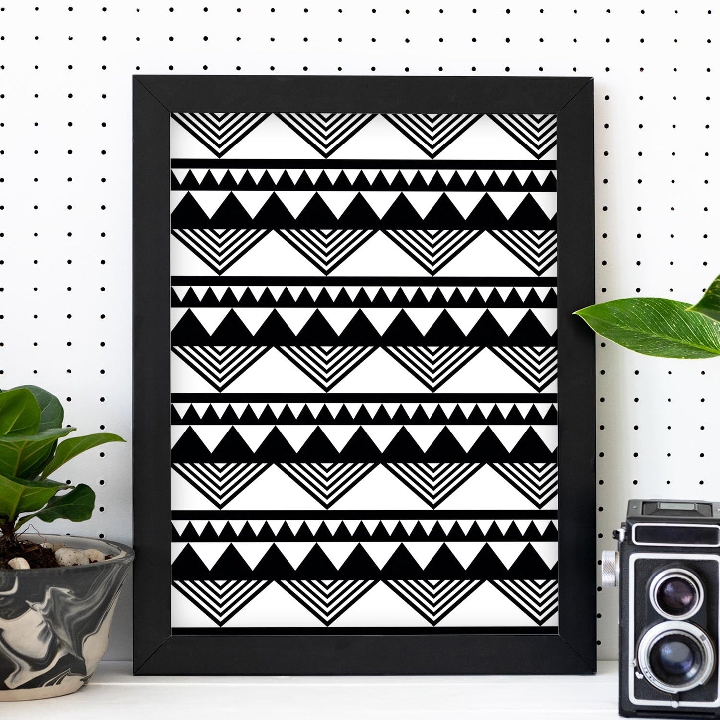 Poster con diseño estampado. Lámina Tribal 3, imágenes con patrones estampados.-Artwork-Nacnic-Nacnic Estudio SL