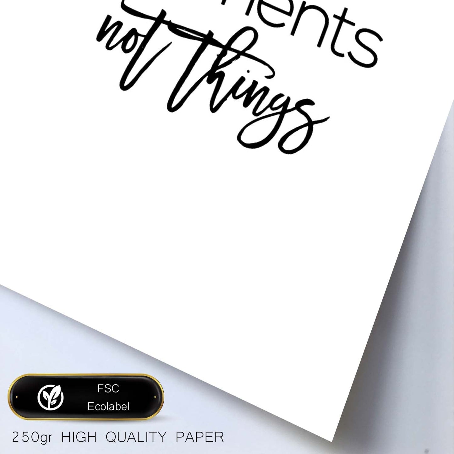 Poster con frase inspiracional. Lámina de decoración 'Guarda momentos' con frases motivadoras y llenas de energia.-Artwork-Nacnic-Nacnic Estudio SL