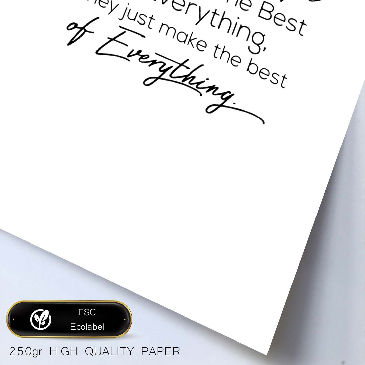 Poster con frase inspiracional. Lámina de decoración 'La gente feliz' con frases motivadoras y llenas de energia.-Artwork-Nacnic-Nacnic Estudio SL