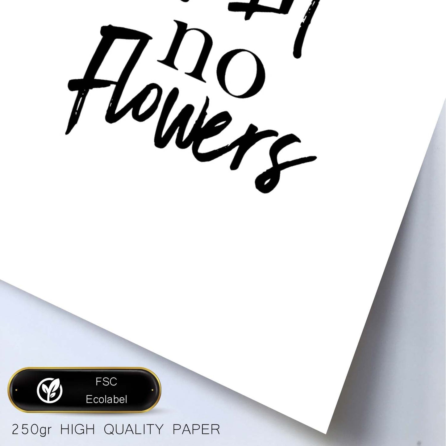Poster con frase inspiracional. Lámina de decoración 'Sin lluvia, sin flores' con frases motivadoras y llenas de energia.-Artwork-Nacnic-Nacnic Estudio SL