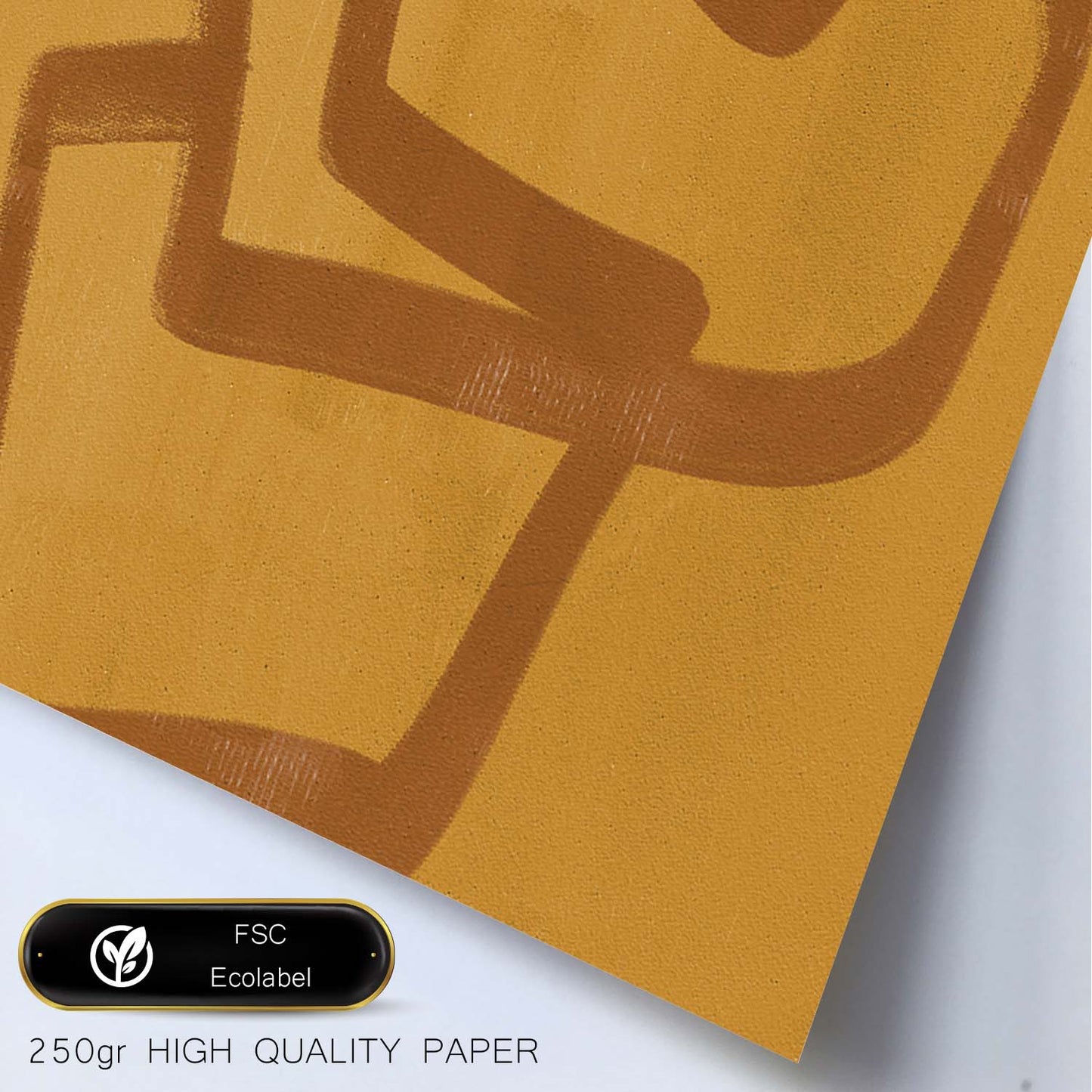 Poster con imágenes abstractas de cuadros. Lámina de exhibición de arte. 'Abstracto 10-Artwork-Nacnic-Nacnic Estudio SL