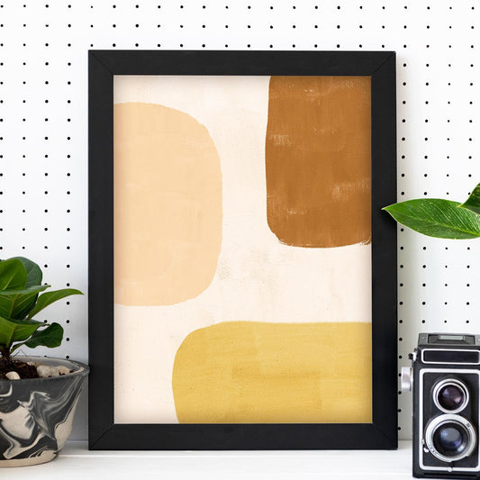 Poster con imágenes abstractas de cuadros. Lámina de exhibición de arte. 'Abstracto 12-Artwork-Nacnic-Nacnic Estudio SL