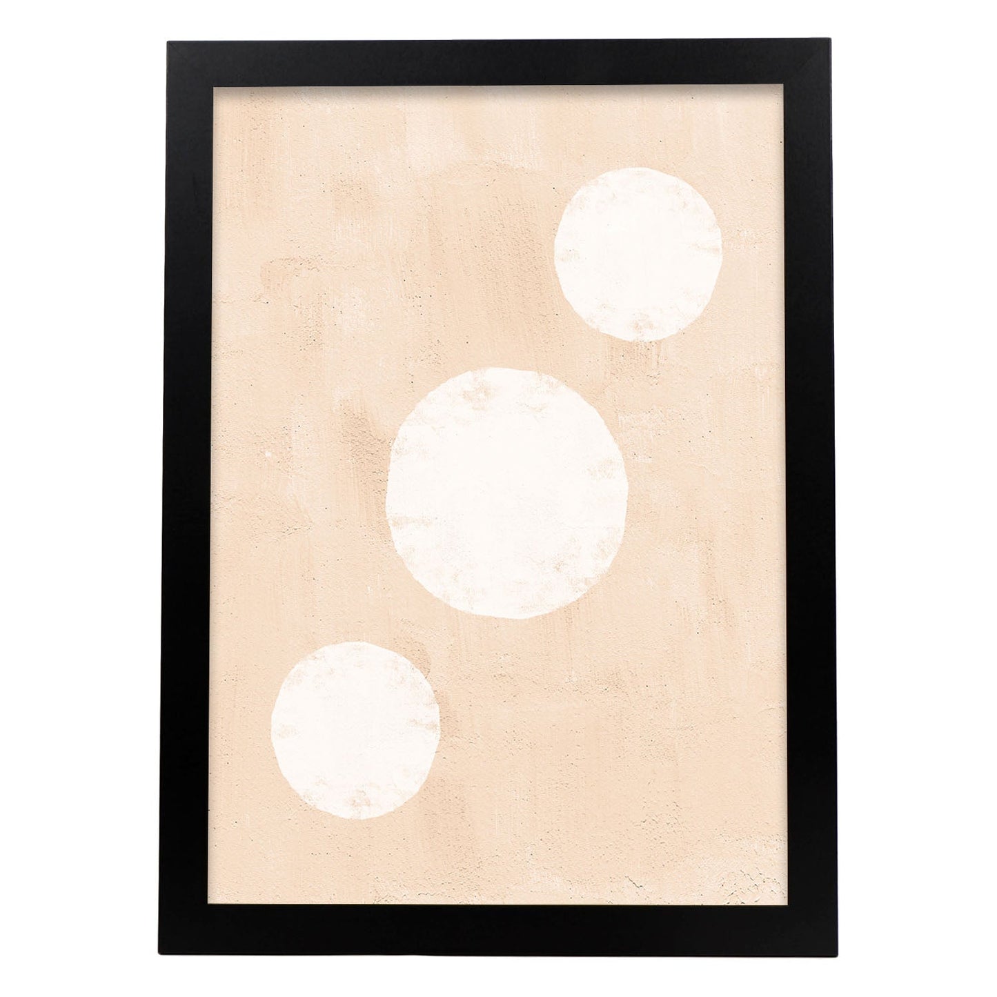 Poster con imágenes abstractas de cuadros. Lámina de exhibición de arte. 'Abstracto 15-Artwork-Nacnic-A4-Marco Negro-Nacnic Estudio SL