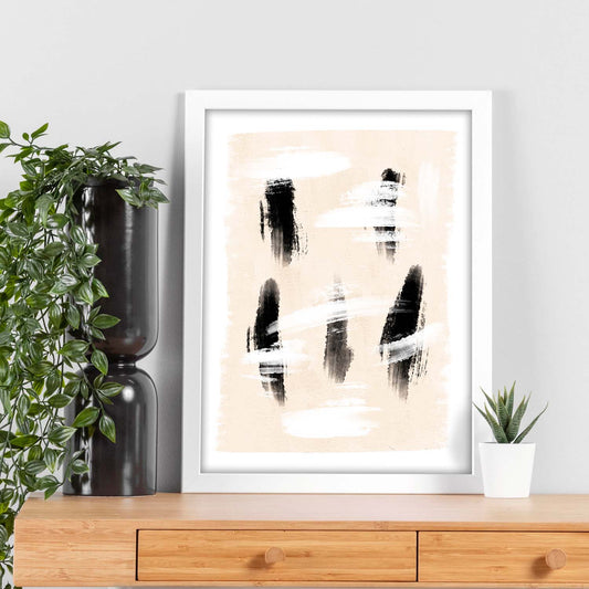 Poster con imágenes abstractas de cuadros. Lámina de exhibición de arte. 'Abstracto 16-Artwork-Nacnic-Nacnic Estudio SL