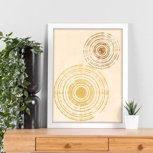 Poster con imágenes abstractas de cuadros. Lámina de exhibición de arte. 'Abstracto 2-Artwork-Nacnic-Nacnic Estudio SL