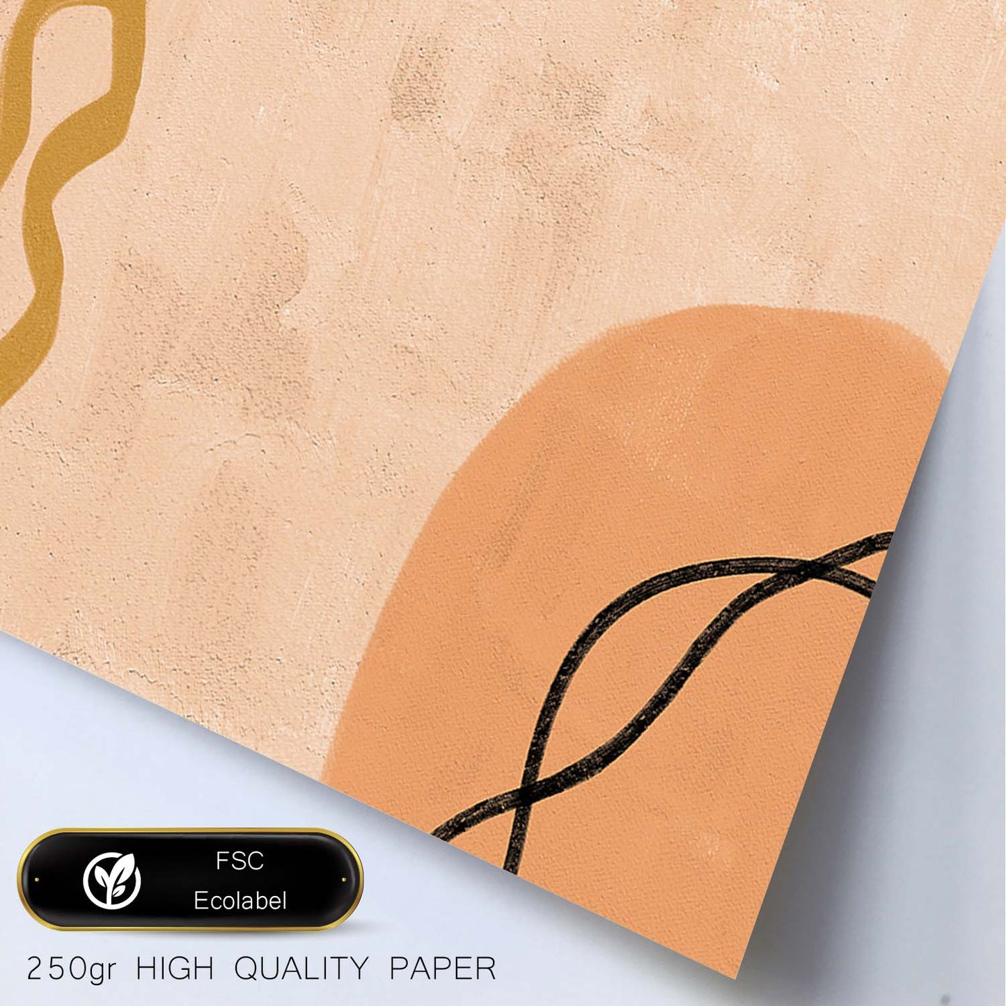 Poster con imágenes abstractas de cuadros. Lámina de exhibición de arte. 'Abstracto 20-Artwork-Nacnic-Nacnic Estudio SL