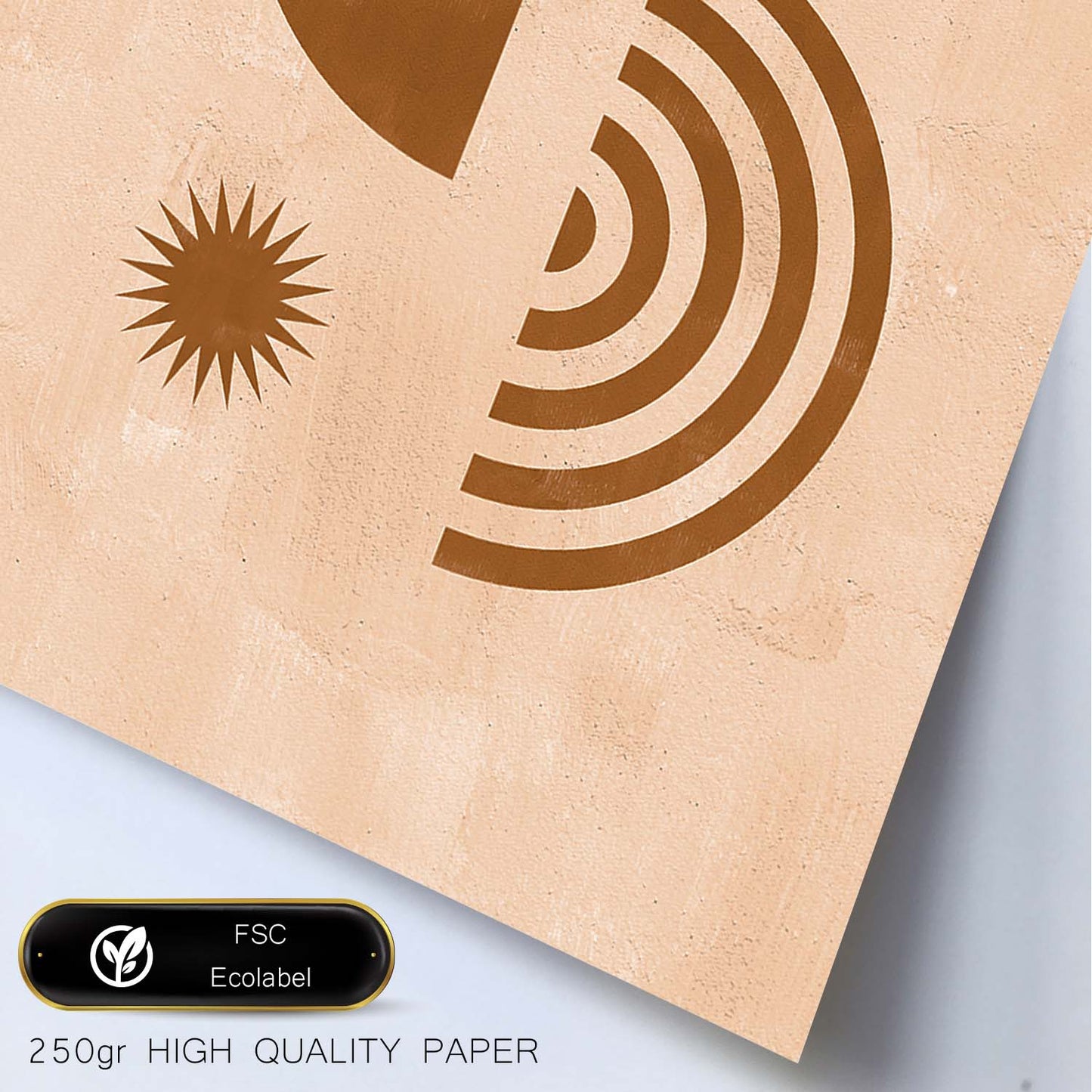 Poster con imágenes abstractas de cuadros. Lámina de exhibición de arte. 'Abstracto 24-Artwork-Nacnic-Nacnic Estudio SL