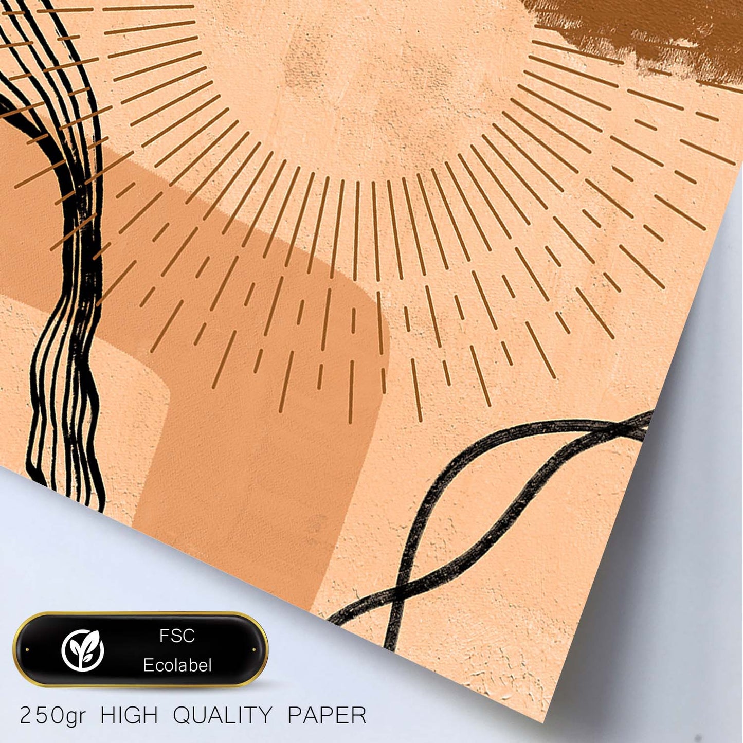 Poster con imágenes abstractas de cuadros. Lámina de exhibición de arte. 'Abstracto 26-Artwork-Nacnic-Nacnic Estudio SL