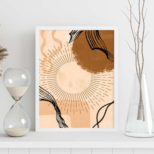 Poster con imágenes abstractas de cuadros. Lámina de exhibición de arte. 'Abstracto 26-Artwork-Nacnic-Nacnic Estudio SL