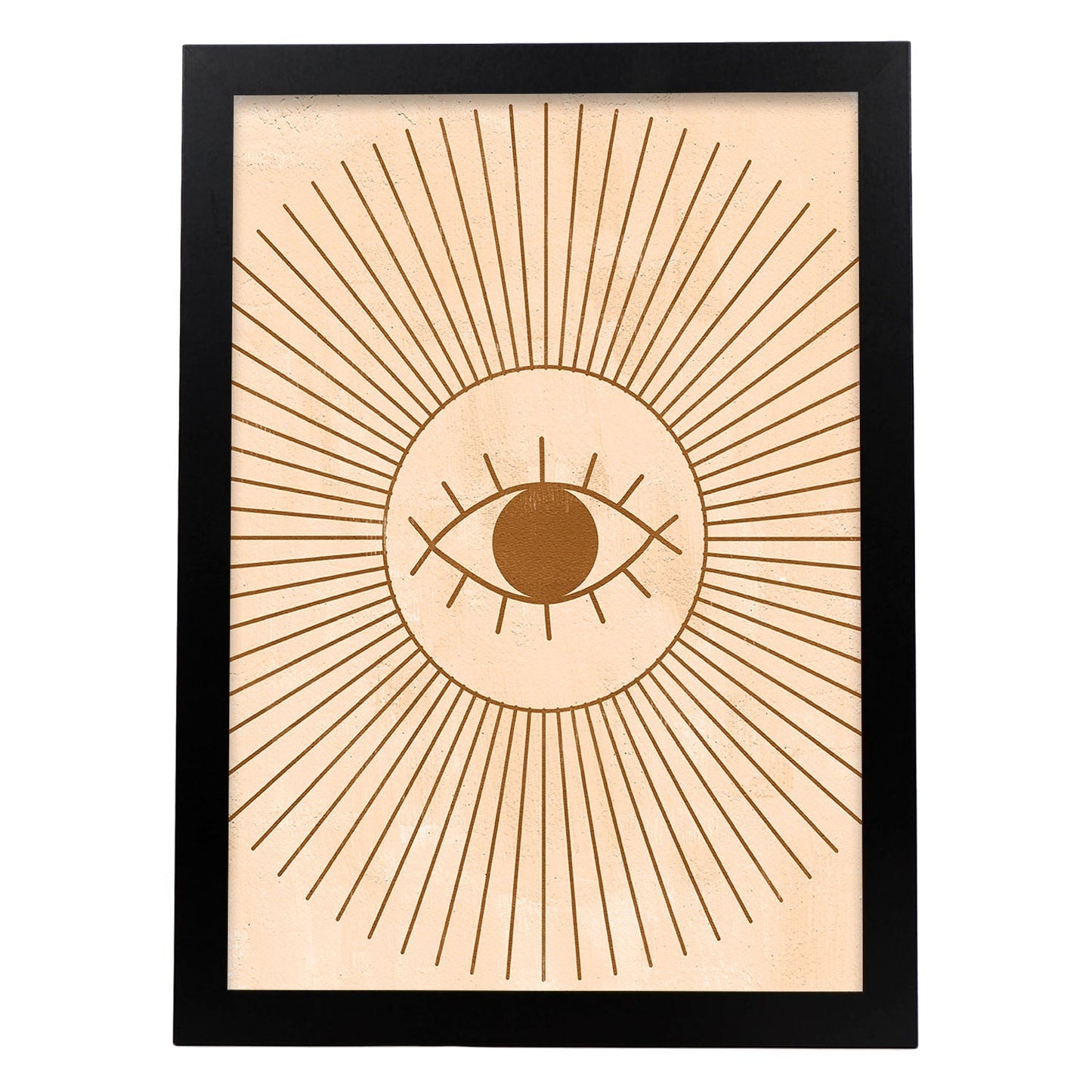 Poster con imágenes místicas, con imágenes de soles y lunas. misticismo, esoterismo, y paganismo. 'Místico 13'.-Artwork-Nacnic-A3-Marco Negro-Nacnic Estudio SL