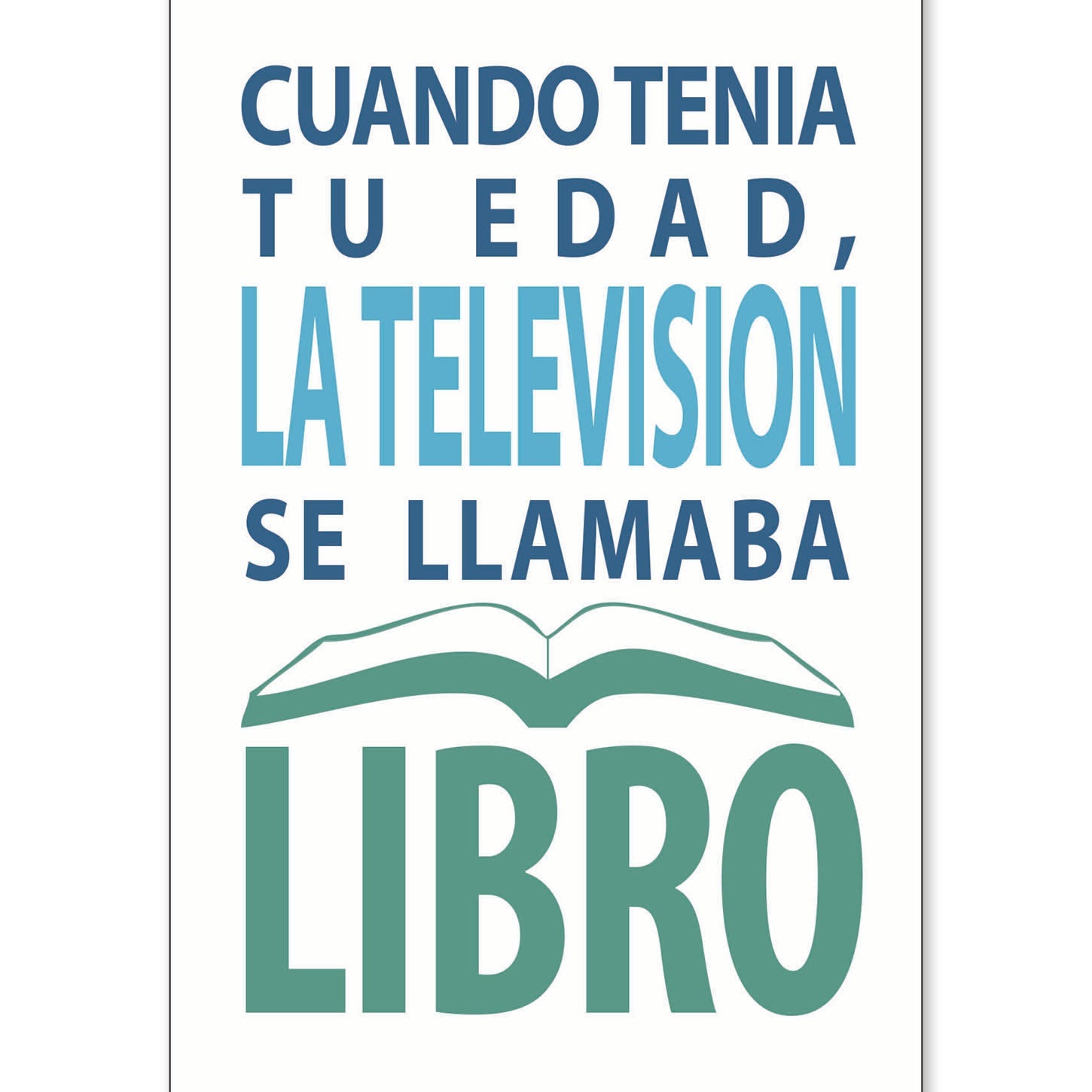 Poster con mensaje feliz. Lámina Cuando tenía tu edad.-Artwork-Nacnic-A4-Sin marco-Nacnic Estudio SL