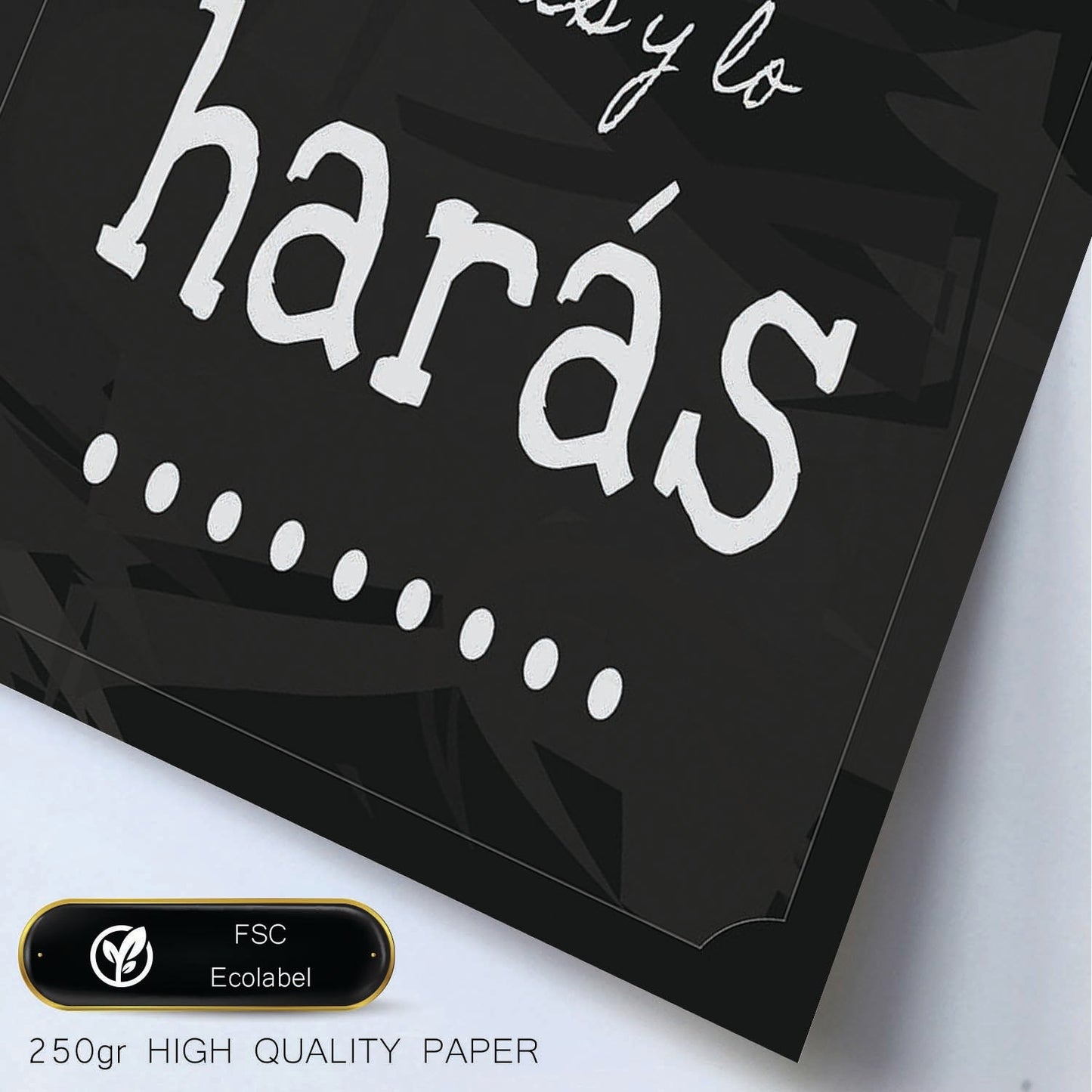 Poster con mensaje feliz. Lámina Piensa que puedes y lo harás.-Artwork-Nacnic-Nacnic Estudio SL